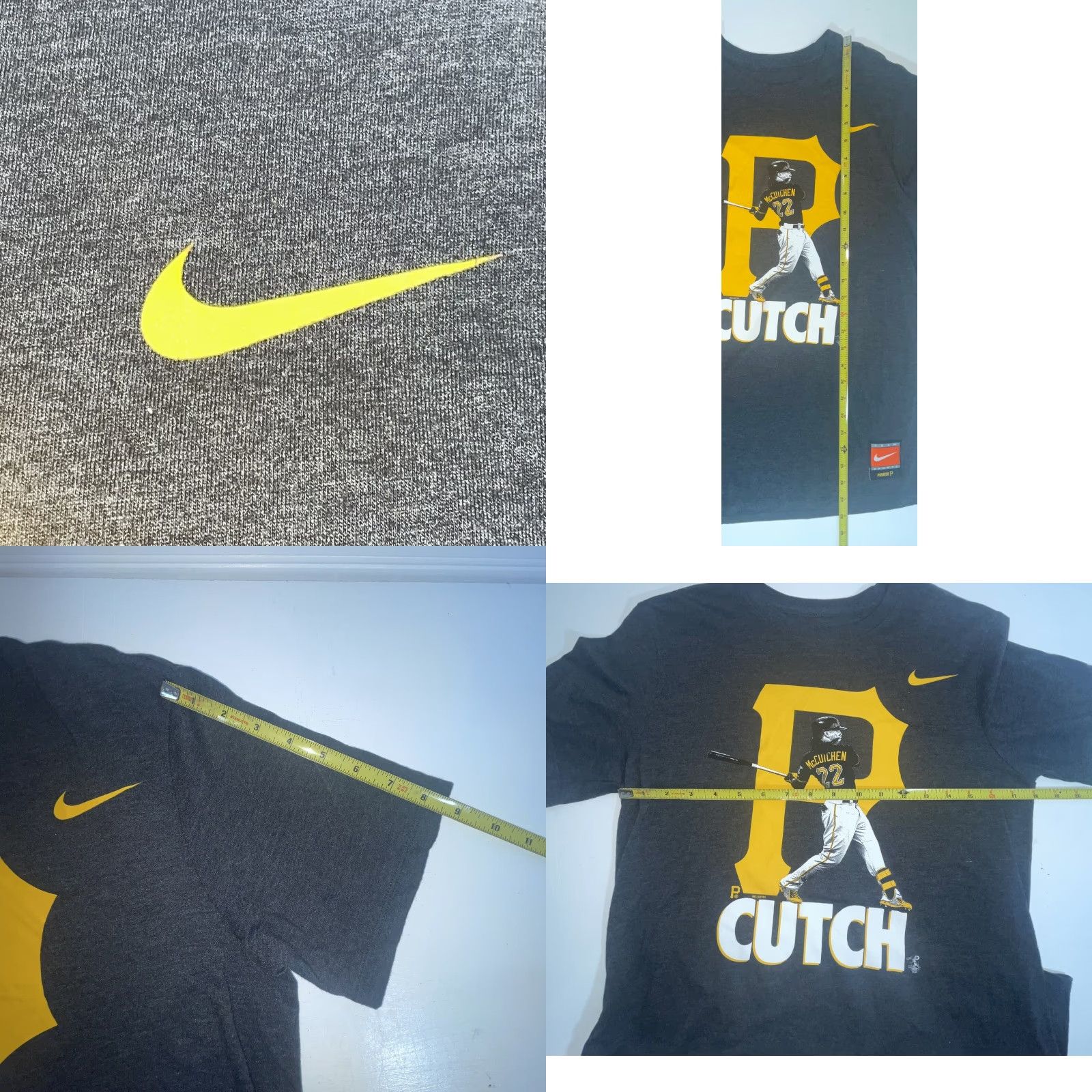 Nike Nike Pirates Shirt Men Medium Heather Black Cutch 2015 Logo Graphic Pirates 2015 Vintage No Size US M / EU 48-50 / 2 - 10 Thumbnail