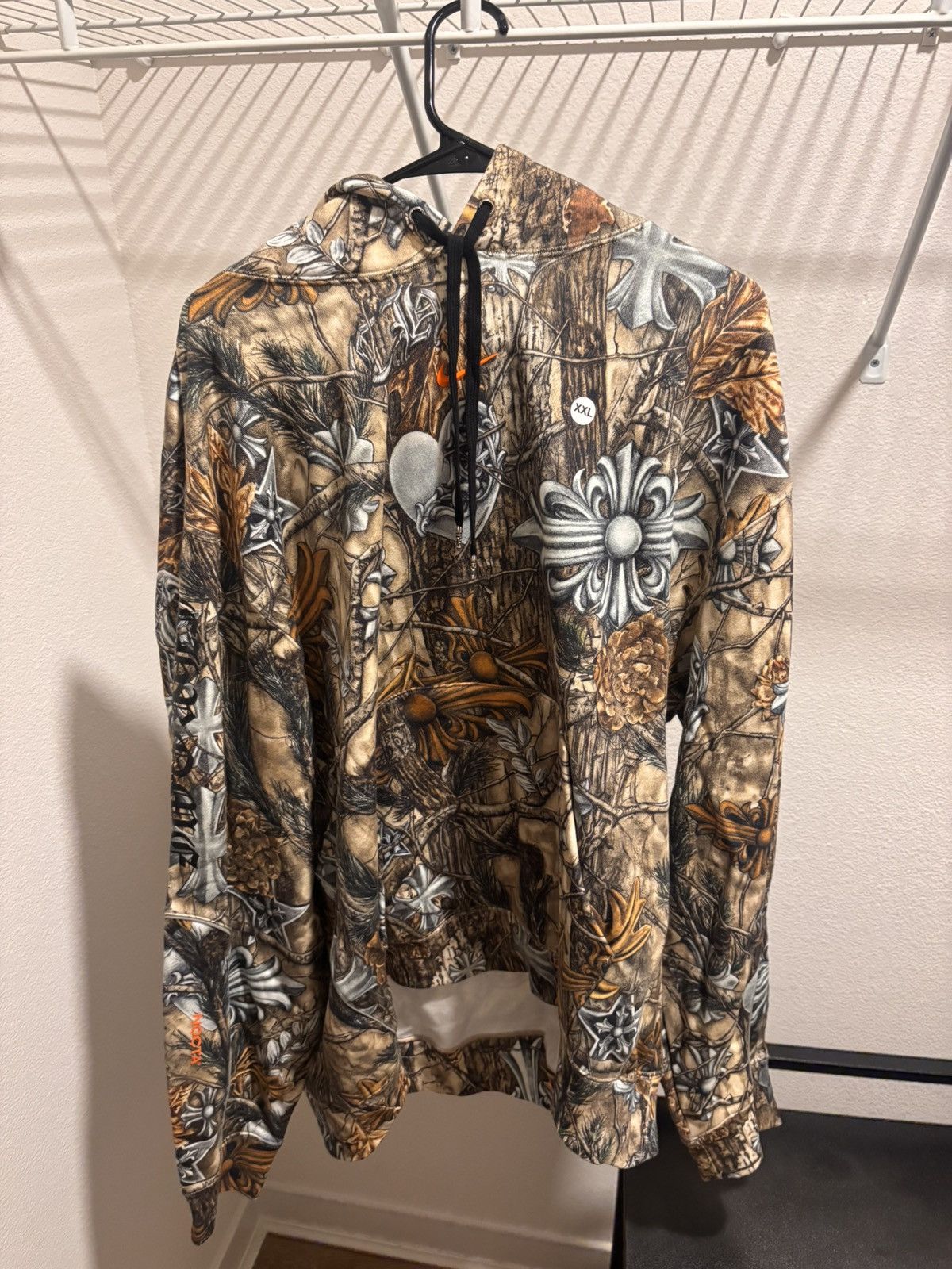 Chrome Hearts Nocta x Nike Chrome Hoodie Size US XXL / EU 58 / 5 - 3 Thumbnail