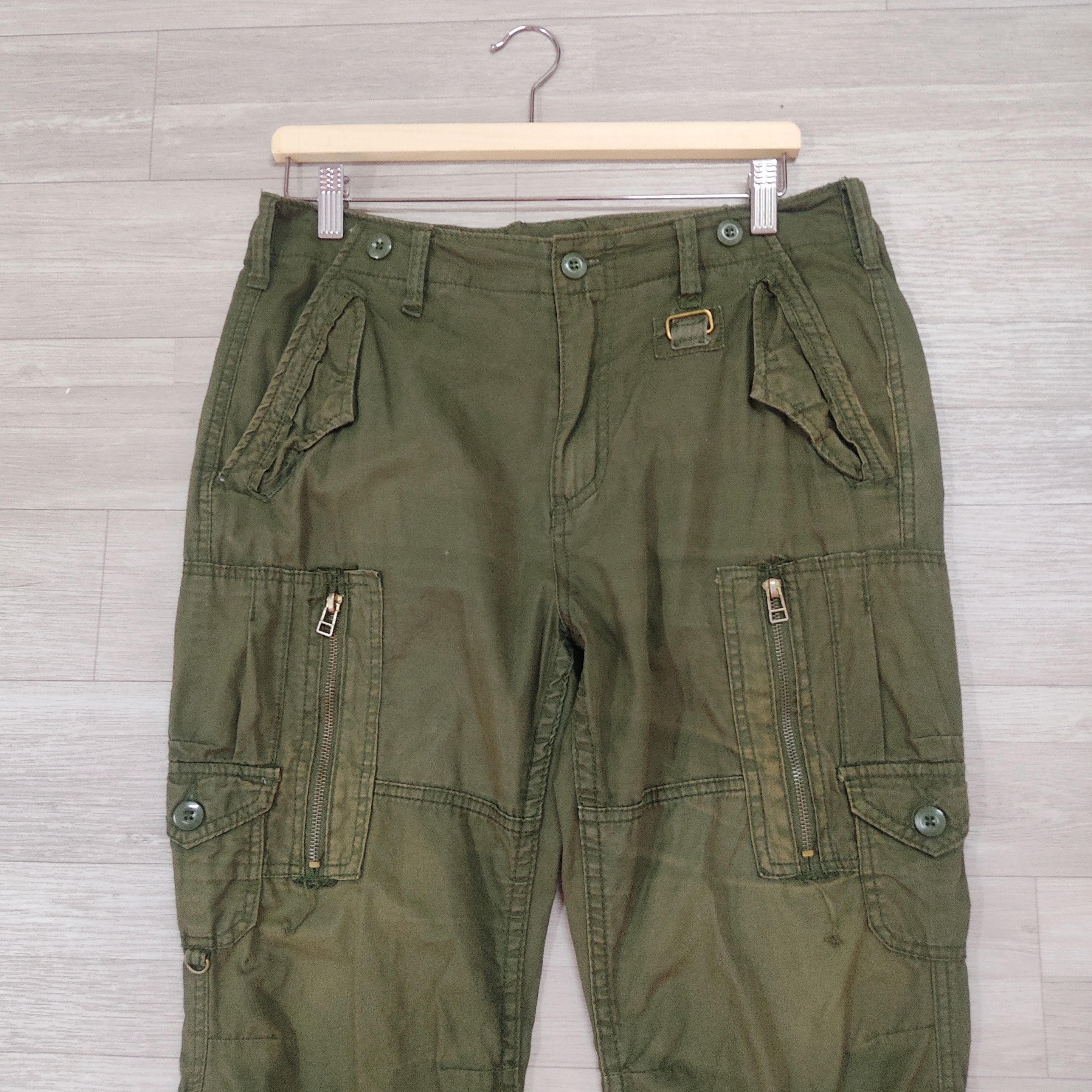 Japanese Brand Baldia Multi Pockets Skategang Streetwear Pants Size US 32 / EU 48 - 2 Thumbnail