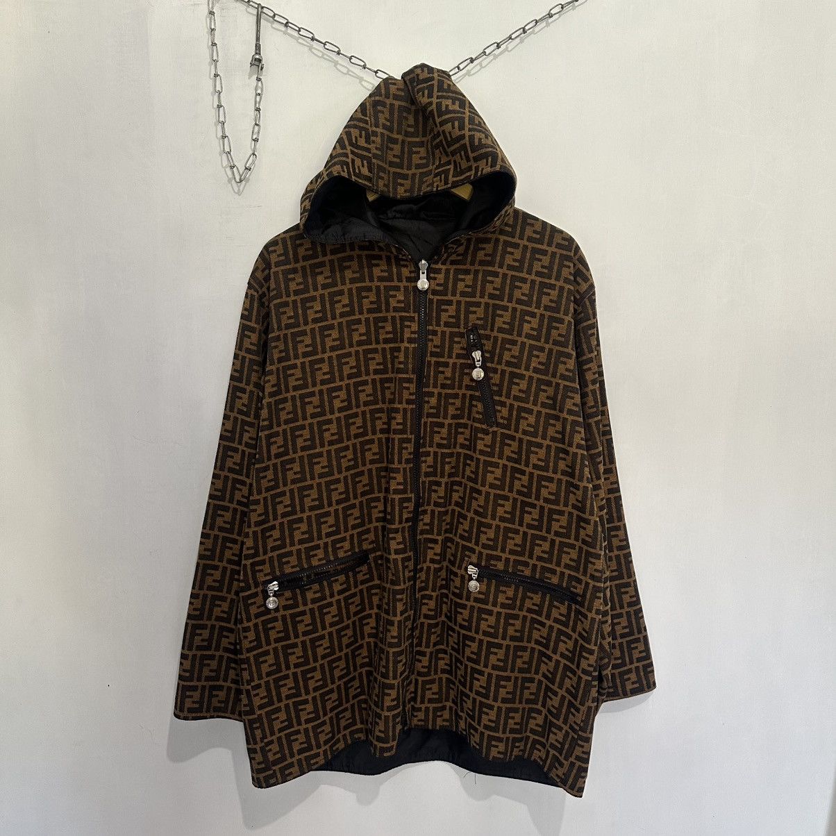 Fendi Fendi Jacket Zucca Size US L / EU 52-54 / 3 - 1 Thumbnail