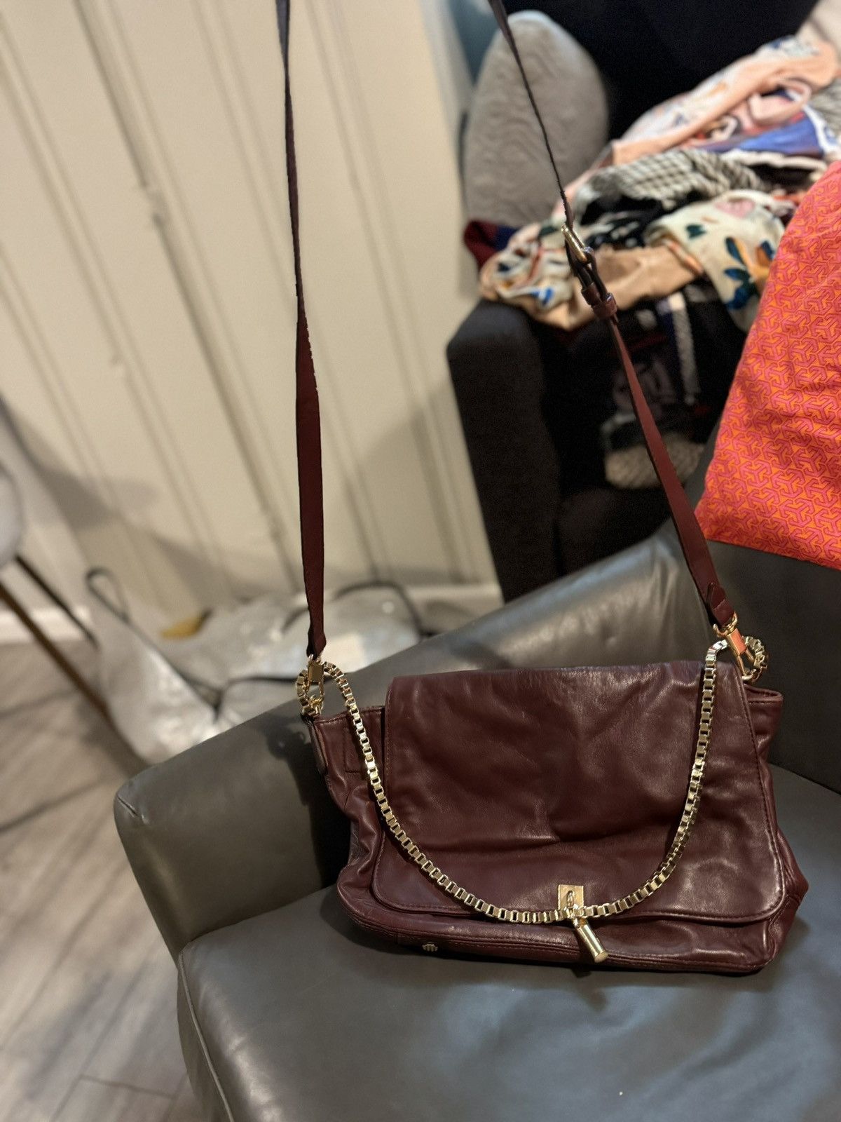 Elizabeth and James ELIZABETH AND JAMES Brown Leather Cynnie Crossbody Size ONE SIZE - 2 Thumbnail