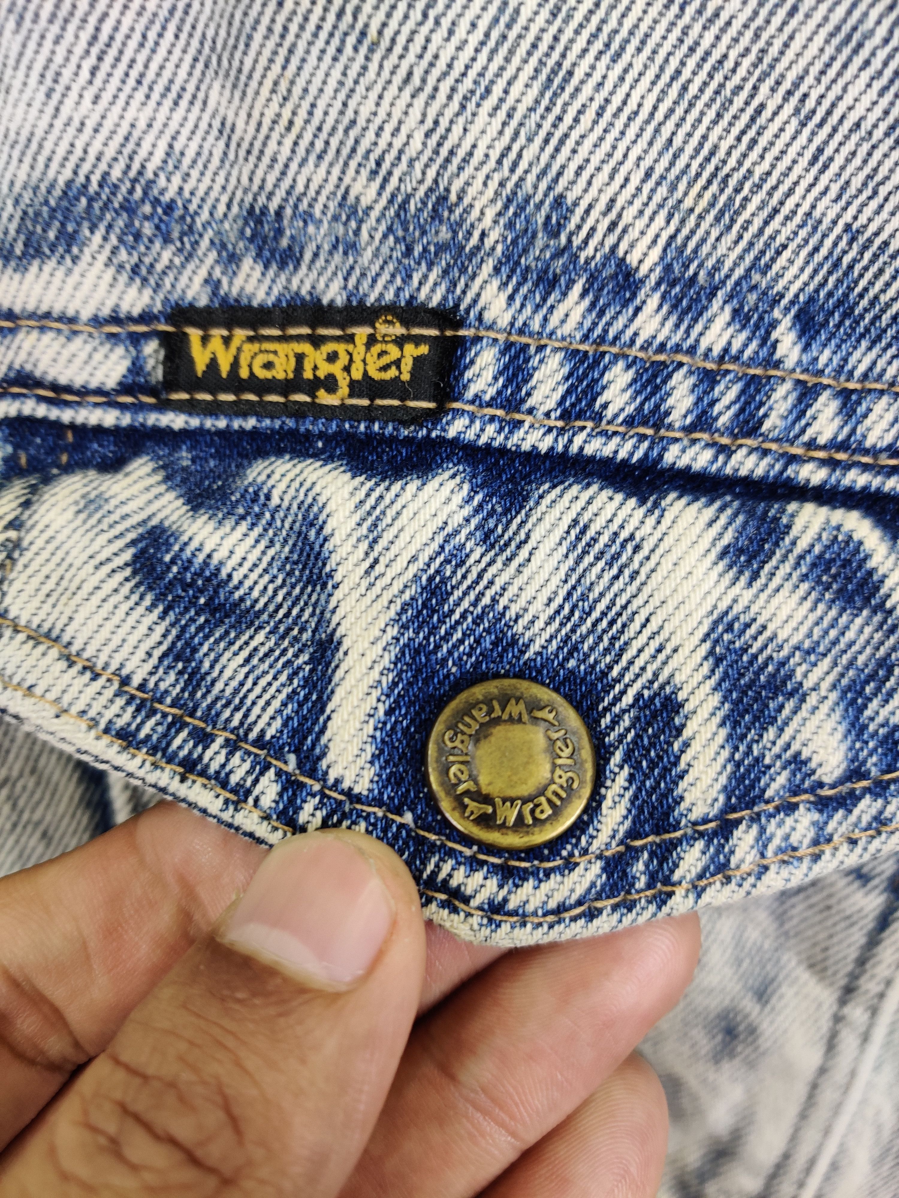 Wrangler Vintage Wrangler Acid Wash Distressed Trucker Denim Jacket Size US M / EU 48-50 / 2 - 10 Thumbnail