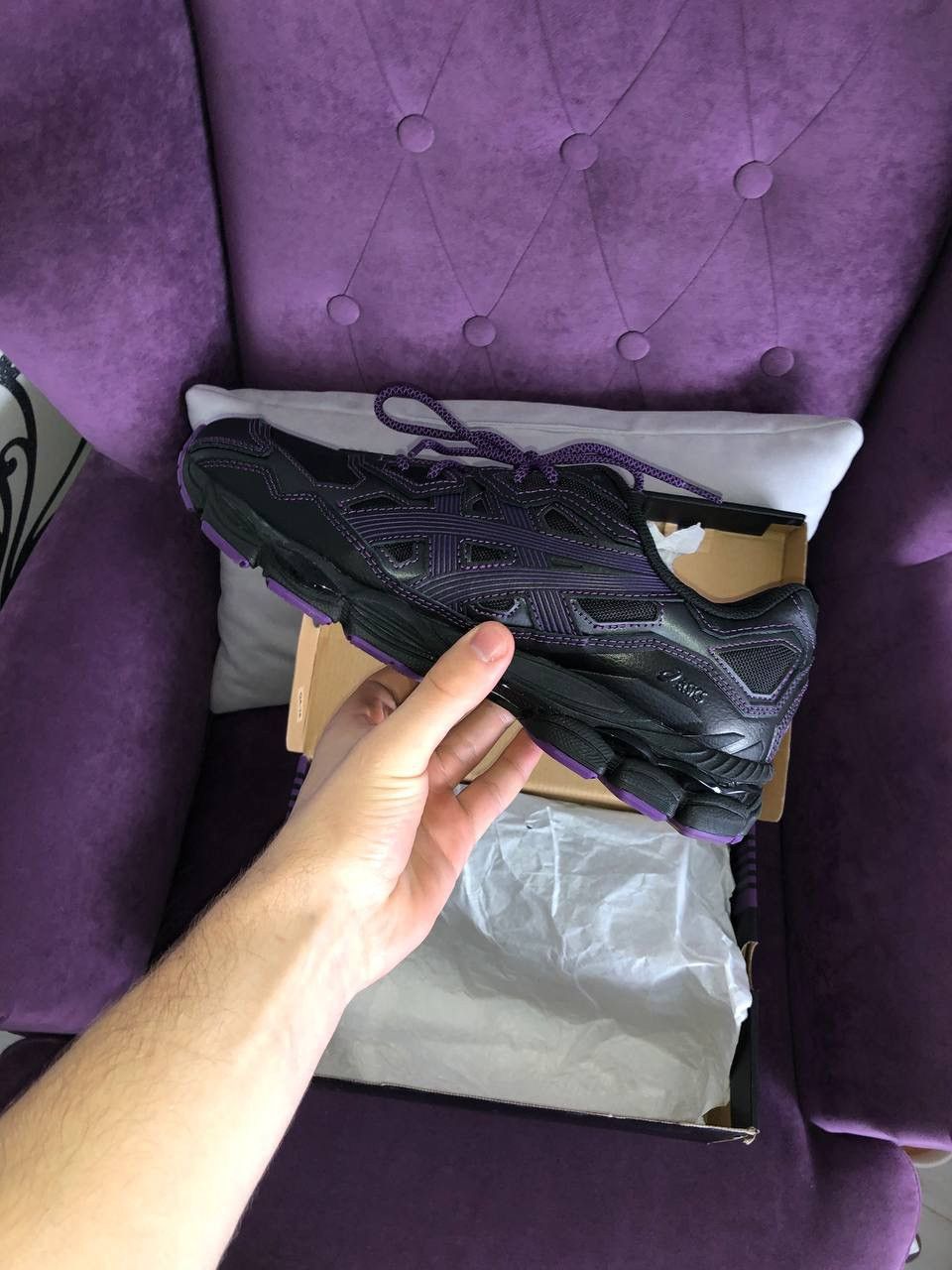 Asics Gel-NYC Needles Black Purple