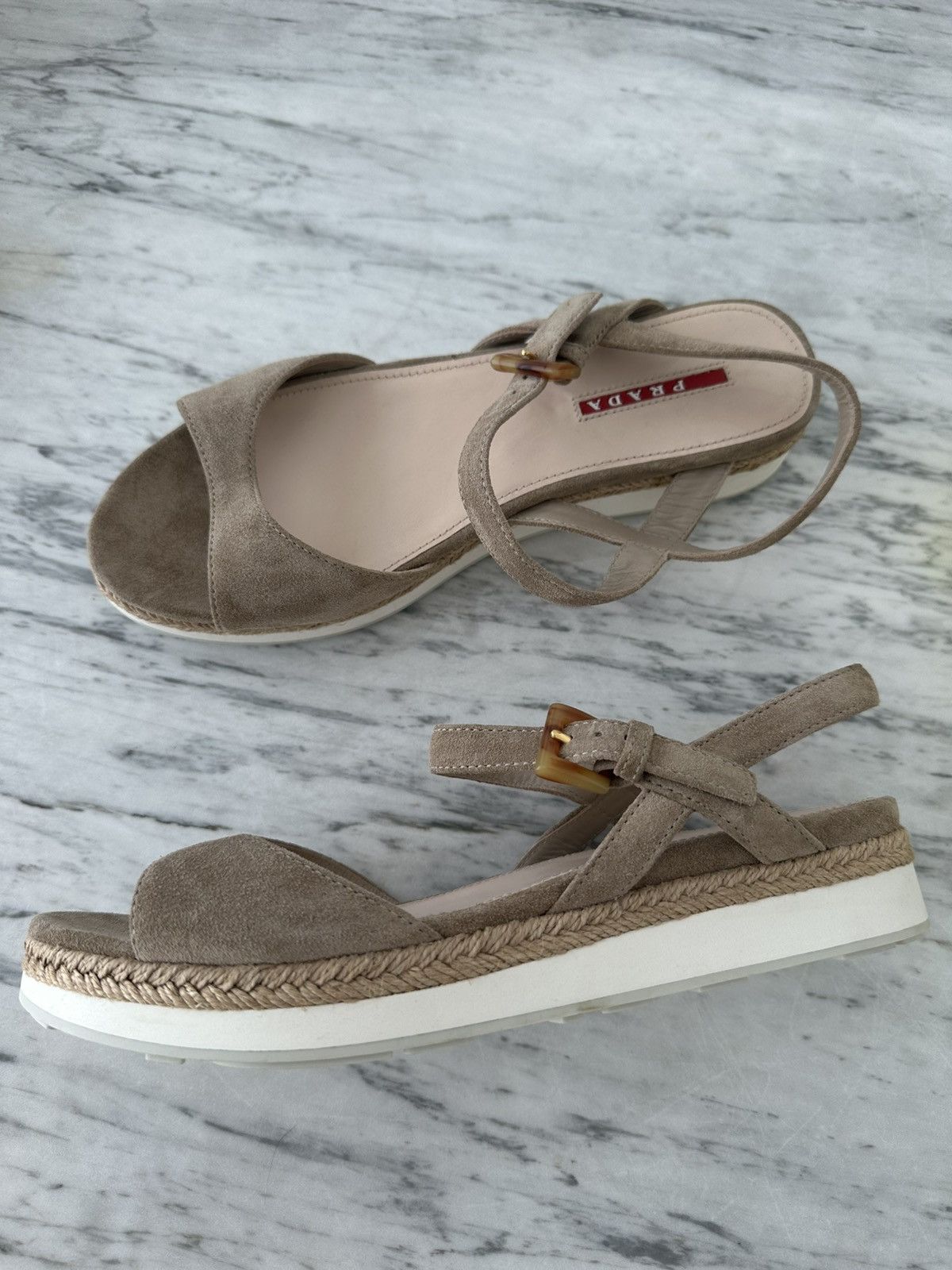 Prada Prada Y2K Vintage Archive Sandals, Never worn Size US 9.5 / IT 39.5 - 2 Thumbnail
