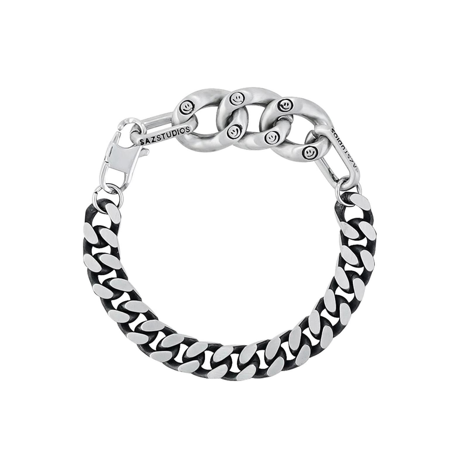 Jewelry Silver Chunky Link Chain Bracelet, Men's Bracelet Size ONE SIZE - 5 Thumbnail