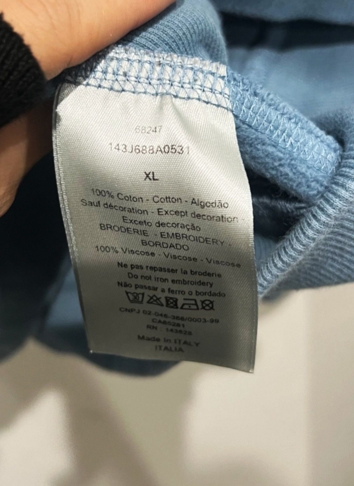 DIOR x Peter Doig galaxy hoodie