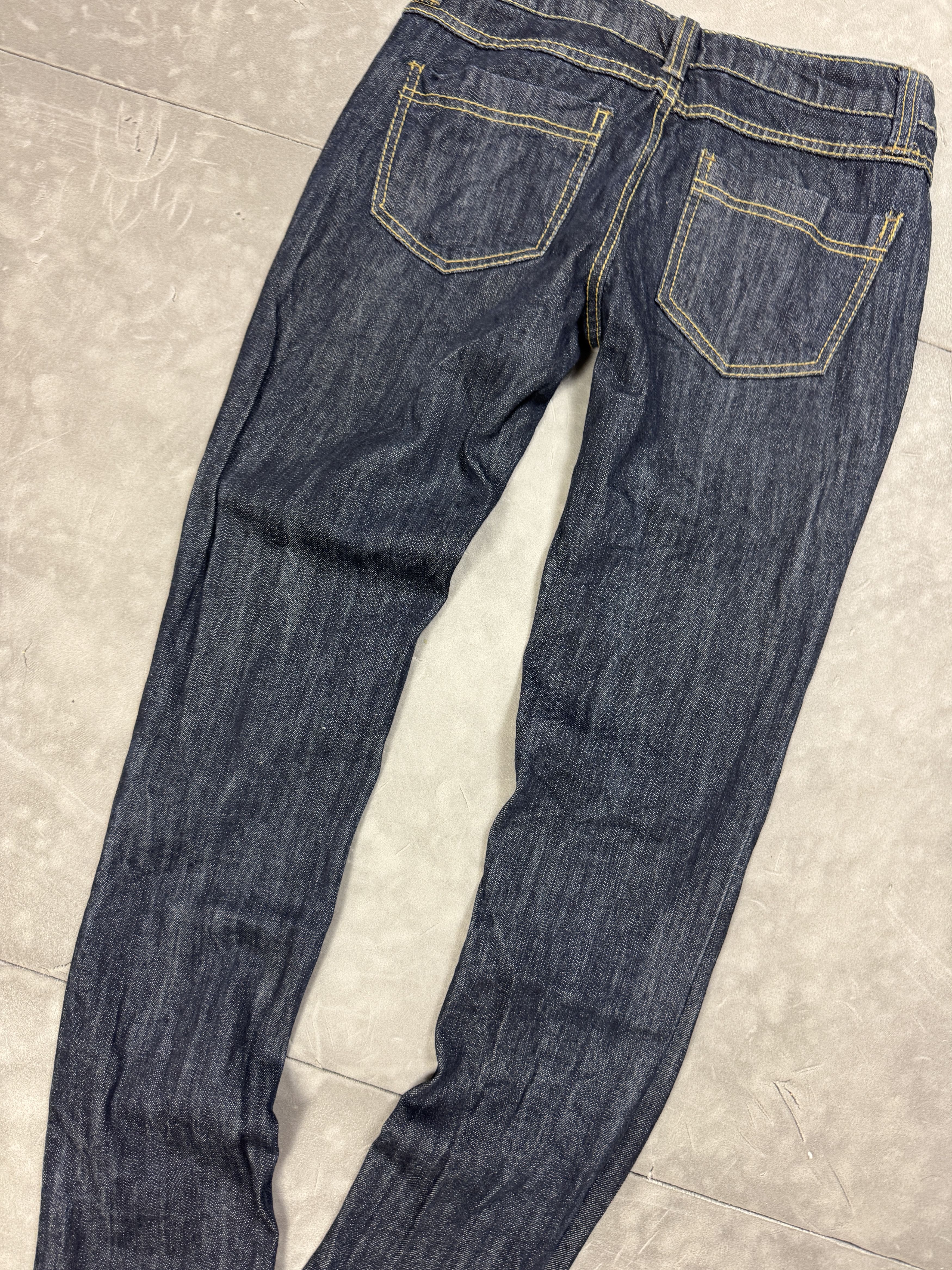 Vintage Vintage Washed Navy Denim Jeans Y2K (XS/S) 90s 80s Size 26" / US 2 / IT 38 - 10 Thumbnail