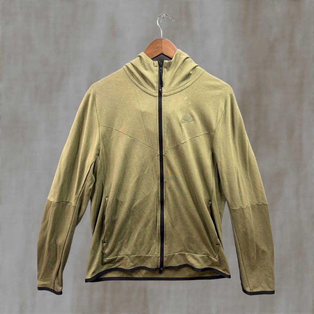 Nike Nike Tech Fleece Tracksuit Mens Olive Green Full Zip Hoodie Joggers Set M Size US M / EU 48-50 / 2 - 1 Thumbnail