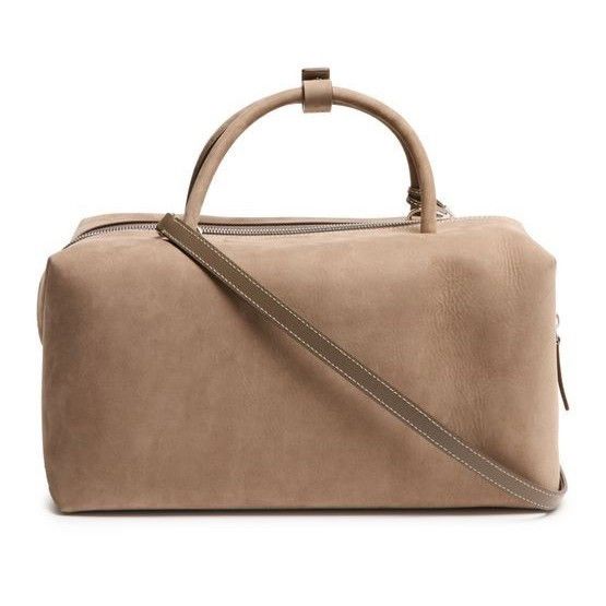 Max Mara MAX MARA Holdall Beige Suede Top Handle Bag New/Authentic Size ONE SIZE - 3 Thumbnail