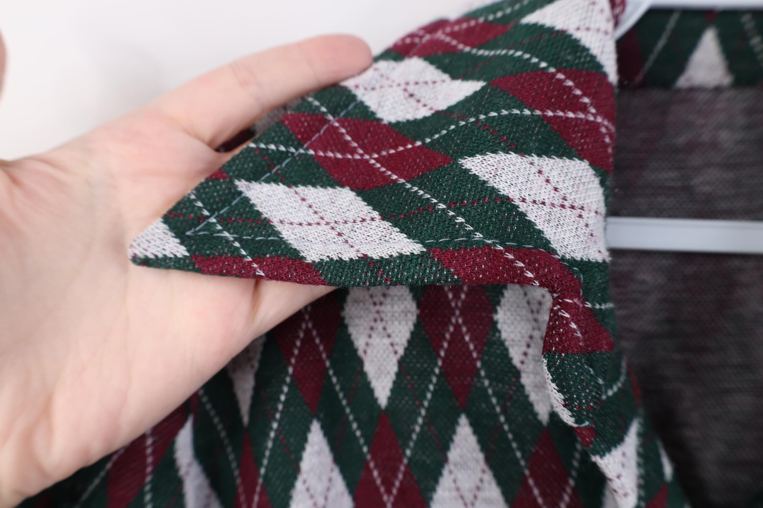 Vintage Vintage 60s 70s Streetwear Argyle Diamond Knit Polo USA Size L / US 10 / IT 46 - 6 Thumbnail