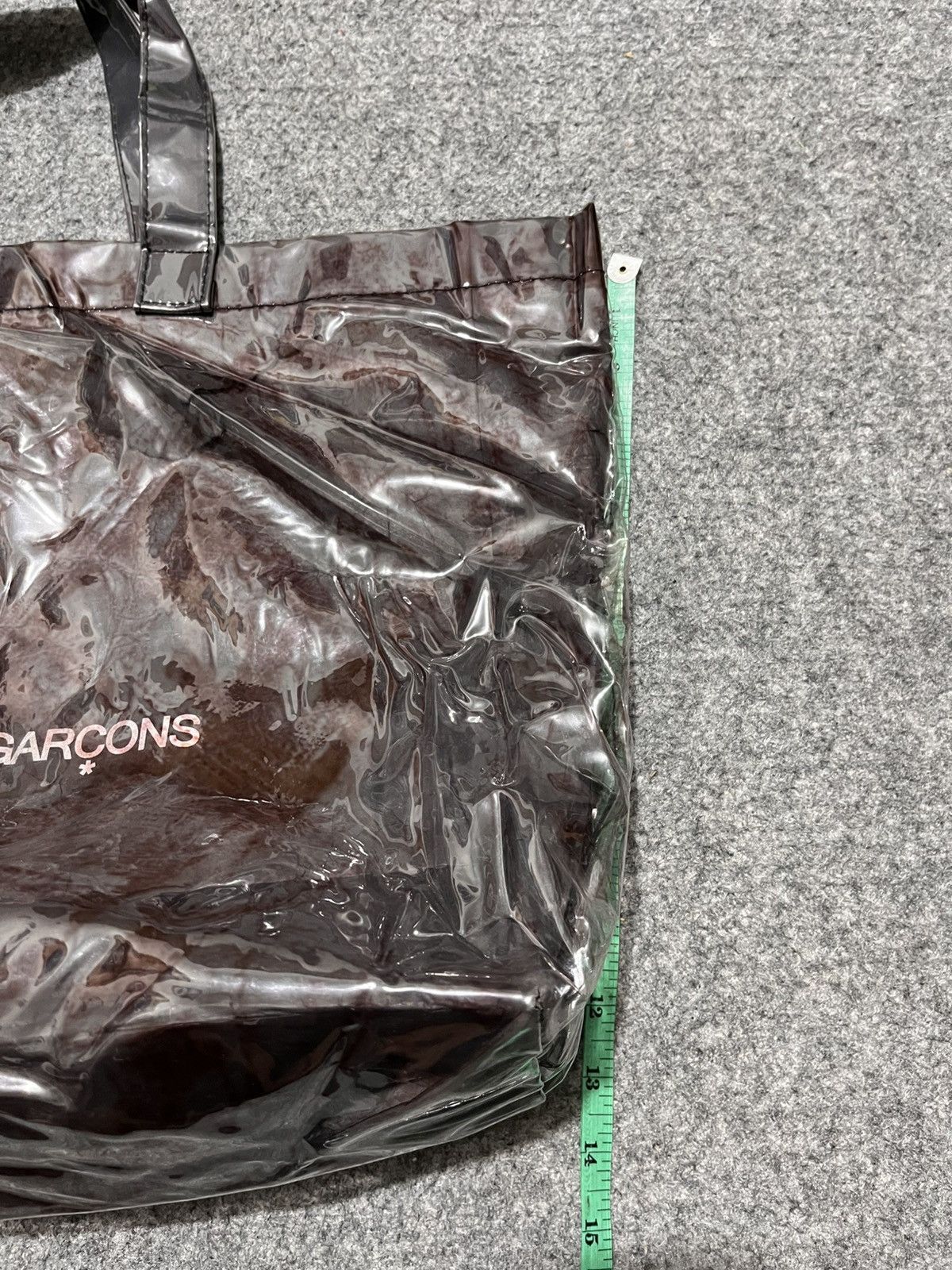 Comme des Garcons × Japanese Brand Comme des Garcons Tote Bag Kraft Paper PVC Size ONE SIZE - 13 Thumbnail