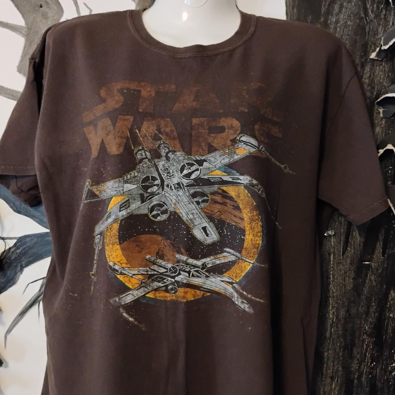 Star Wars Star Wars T-shirt *brown with multicolor print* Tie Fighter Size US XL / EU 56 / 4 - 1 Thumbnail