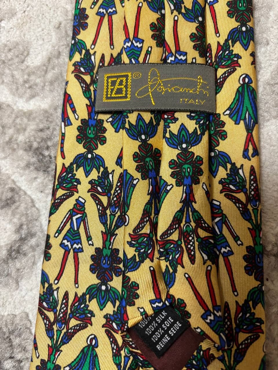 Luigi Bianchi BIANCHI VINTAGE SILK TIE MADE IN ITALY Size ONE SIZE - 5 Thumbnail