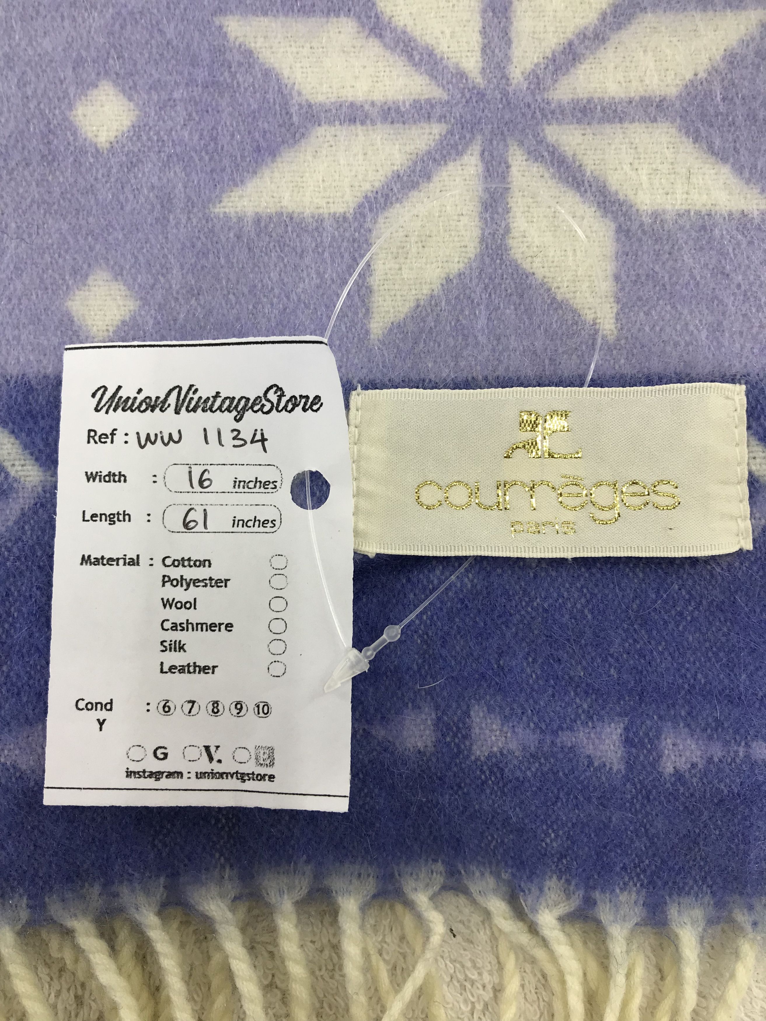 Courreges Courreges Scarf / Muffler / Neckwear - WW1134 Size ONE SIZE - 4 Thumbnail