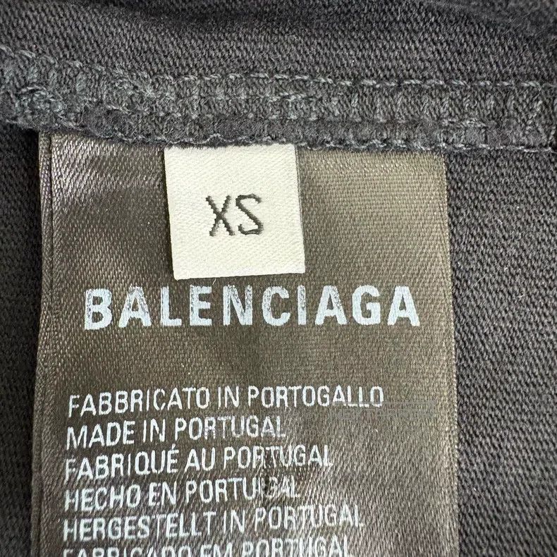 Balenciaga Balenciaga Washed Vintage Diamond T-Shirt Size US XS / EU 42 / 0 - 5 Thumbnail