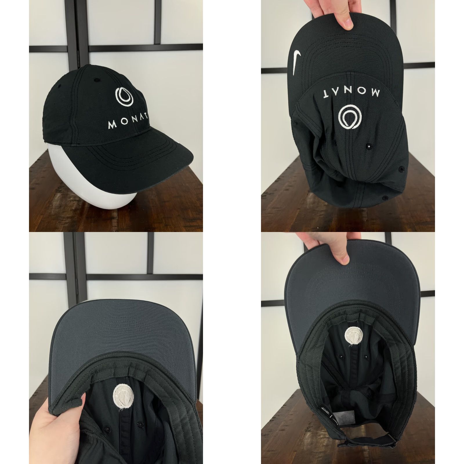 Nike Nike Hat Cap Strap Back Adult One Size Black Legacy91 Dri-Fit Polyester Mens Golf Hat Cap Nike Black One Size Adjustable Outdoor Sports 90s Size ONE SIZE - 8 Thumbnail