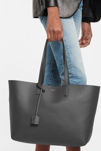 Saint Laurent Paris Saint laurent paris e/w leather tote bag Size ONE SIZE - 11 Thumbnail