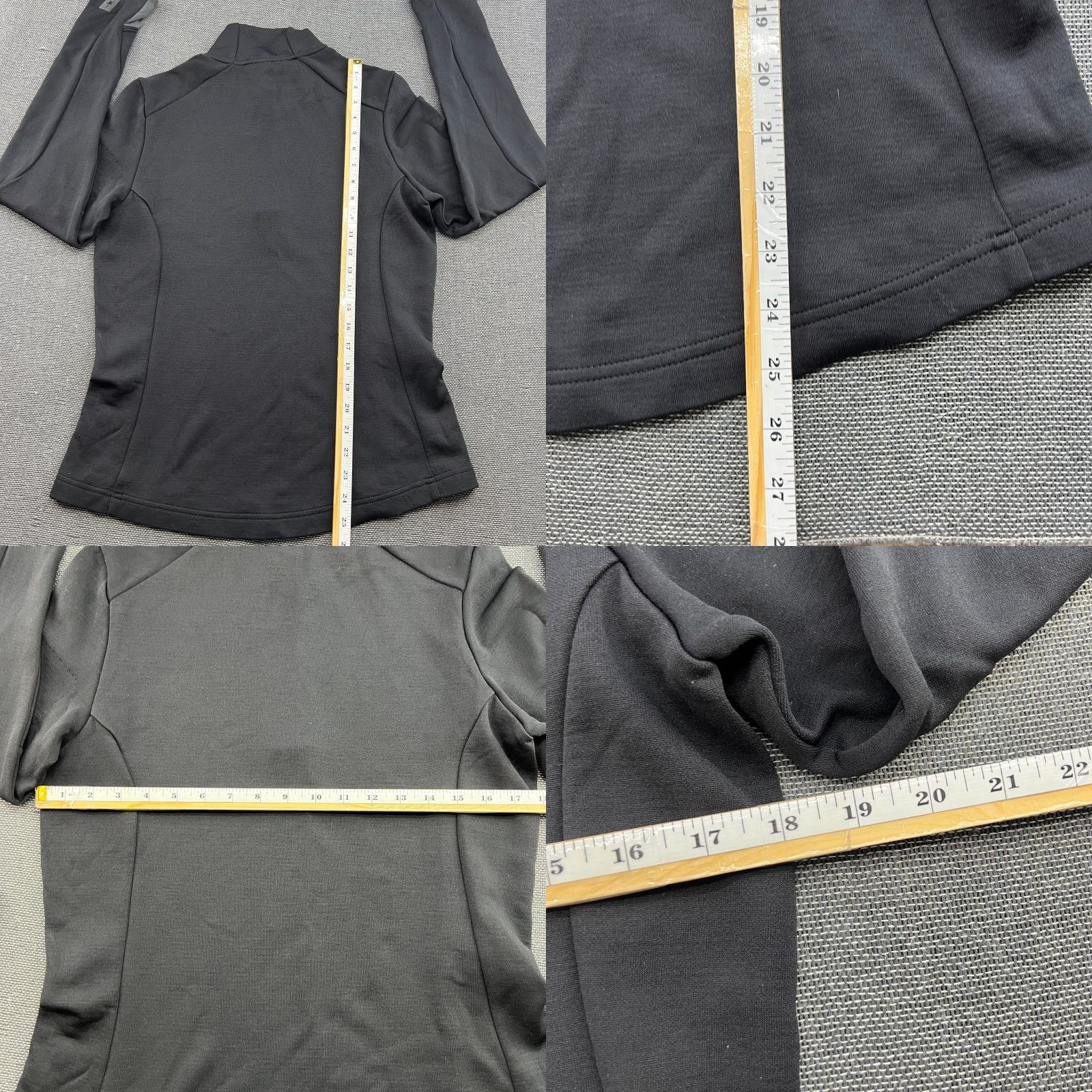 Smartwool VINTAGE SmartWool Sofshell Top Womens Medium Black 1/4 Zip Merino Wool Blend Athletic Casual Outdoor 1/4 Zip Womens VINTAGE Size M / US 6-8 / IT 42-44 - 8 Thumbnail