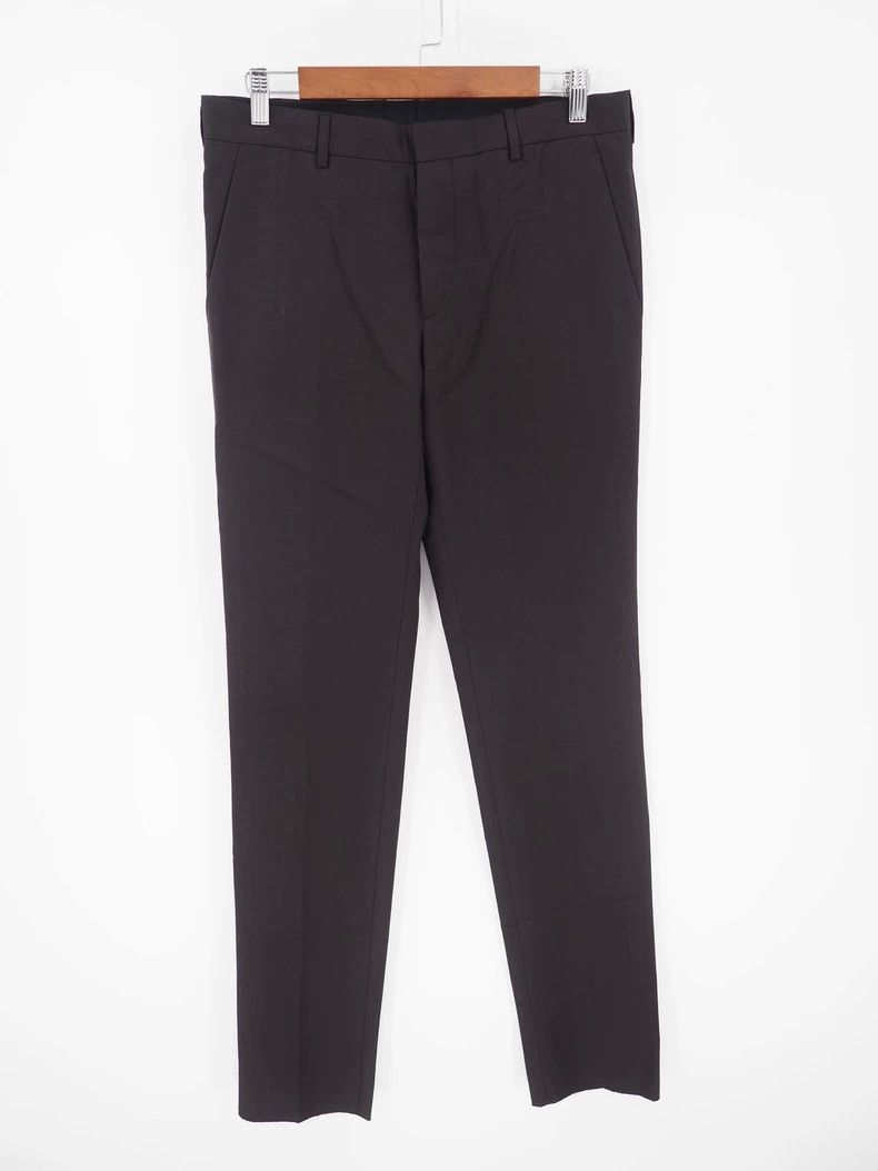 Prada size US 46 Black slim wool trousers 2503-Nextarrow