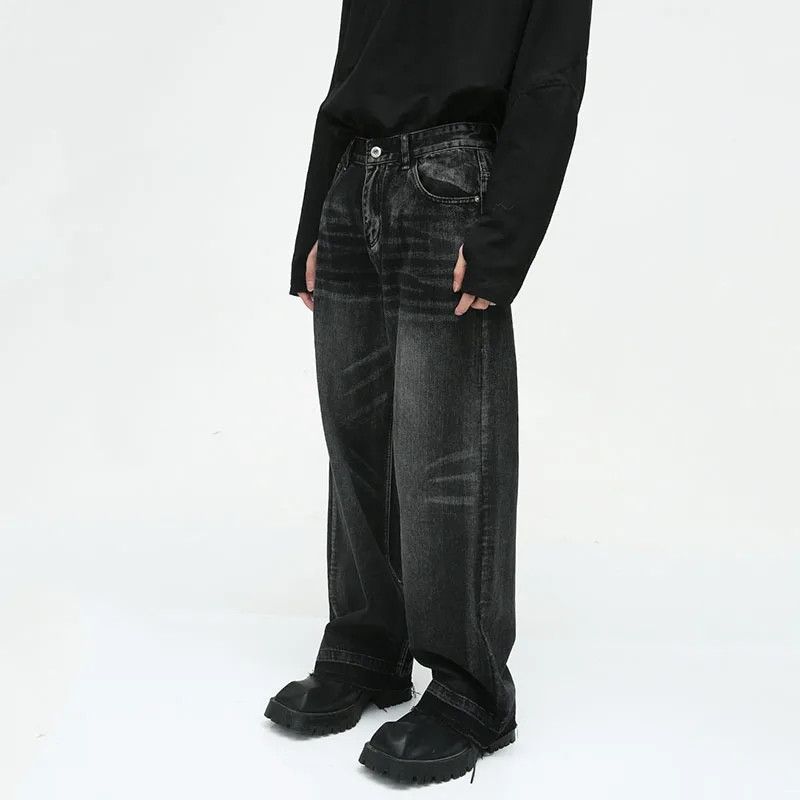 Jean × Vintage Vintage Jeans Street Niche Loose Size US 29 - 2 Thumbnail