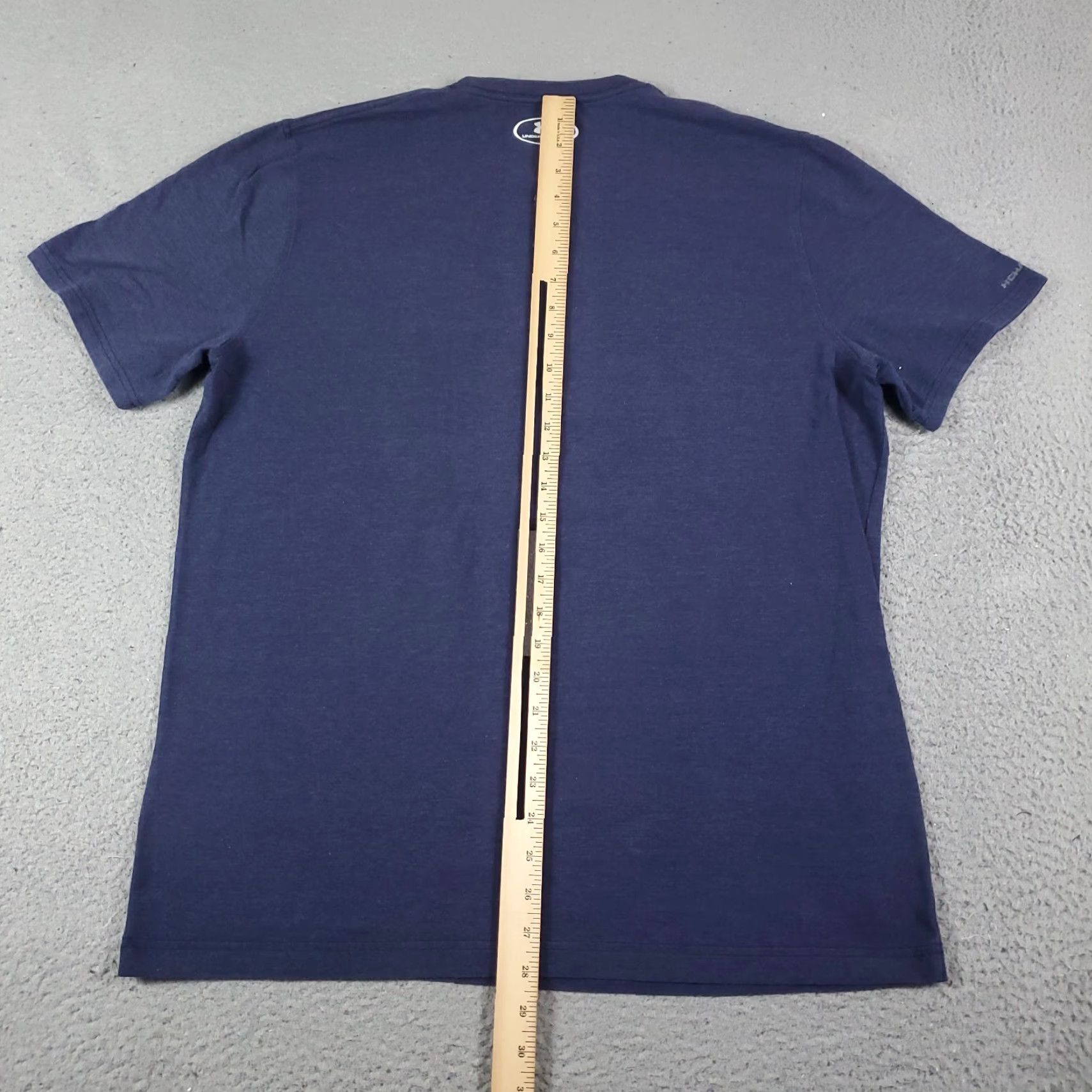 Under Armour Under Armour T-Shirt Mens Large Blue Short Sleeve Crew Neck Logo Classic Sports - Mens, L, Blue Size US L / EU 52-54 / 3 - 4 Thumbnail