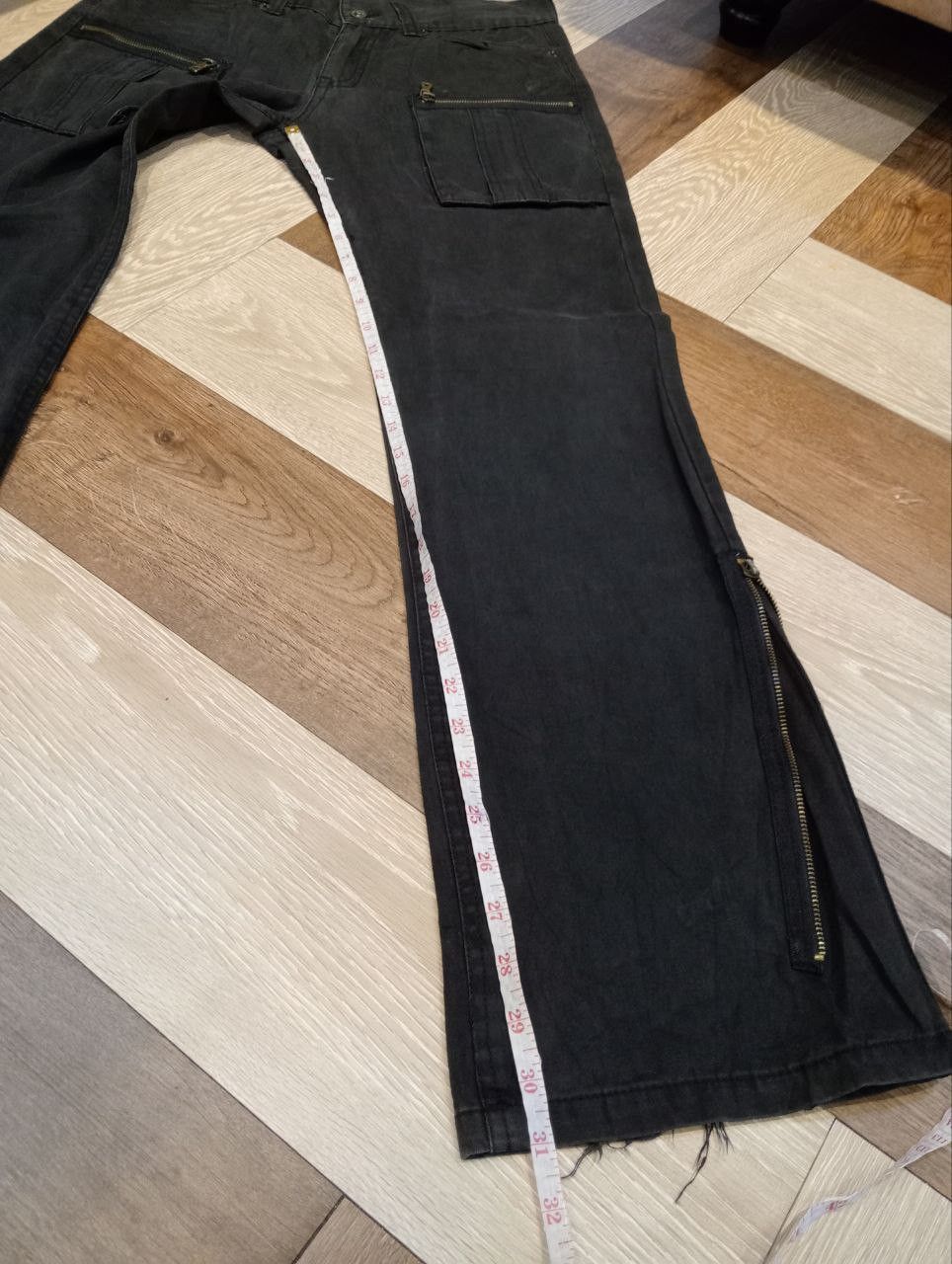 semanticdesign SEMANTIC DESIGN JAPAN 6 POCKET FADED BLACK PANTS Size US 33 - 18 Thumbnail