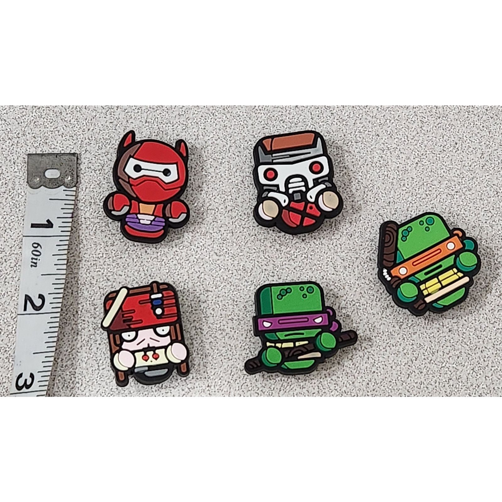 Other Shoe Charms for Crocs 5 Pc Marvel Disney NWOTS Mixed Lot Size ONE SIZE - 1 Preview