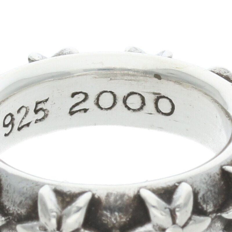 Chrome Hearts Chrome Hearts No. 11 STAR BAND Silver Ring Size ONE SIZE - 5 Thumbnail