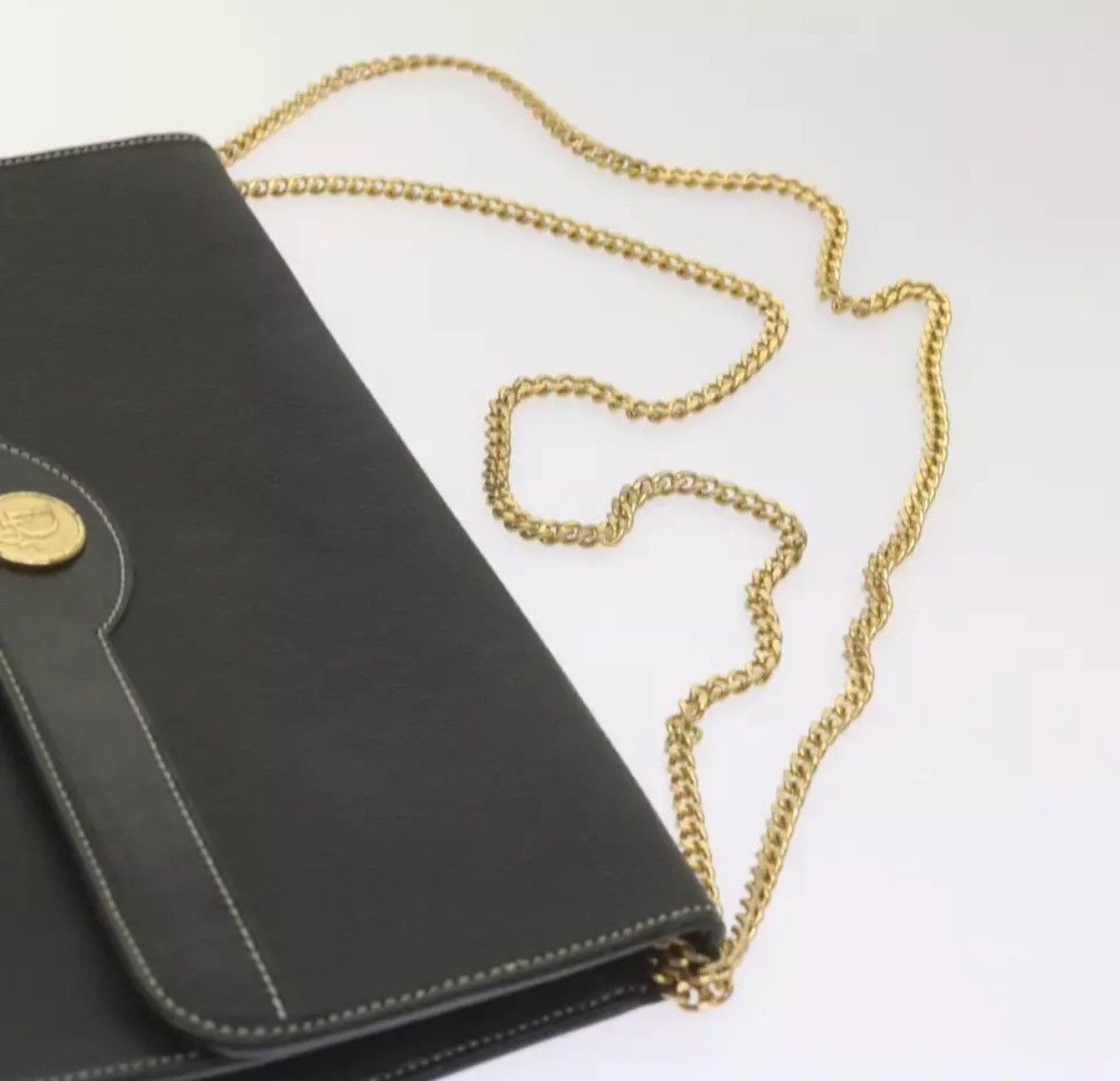 Christian Dior Monsieur × Dior × Vintage Christian Dior Vintage Honeycomb Canvas Chain Shoulder Bag Size ONE SIZE - 12 Thumbnail