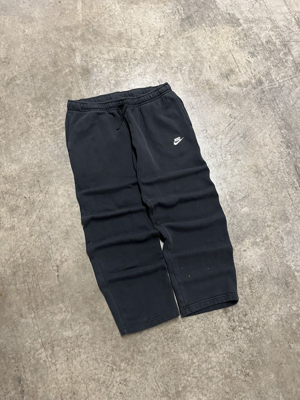 Nike × Vintage Nike baggy fit sweatpants streetwear hype wide leg skater Size US 34 / EU 50 - 3 Thumbnail