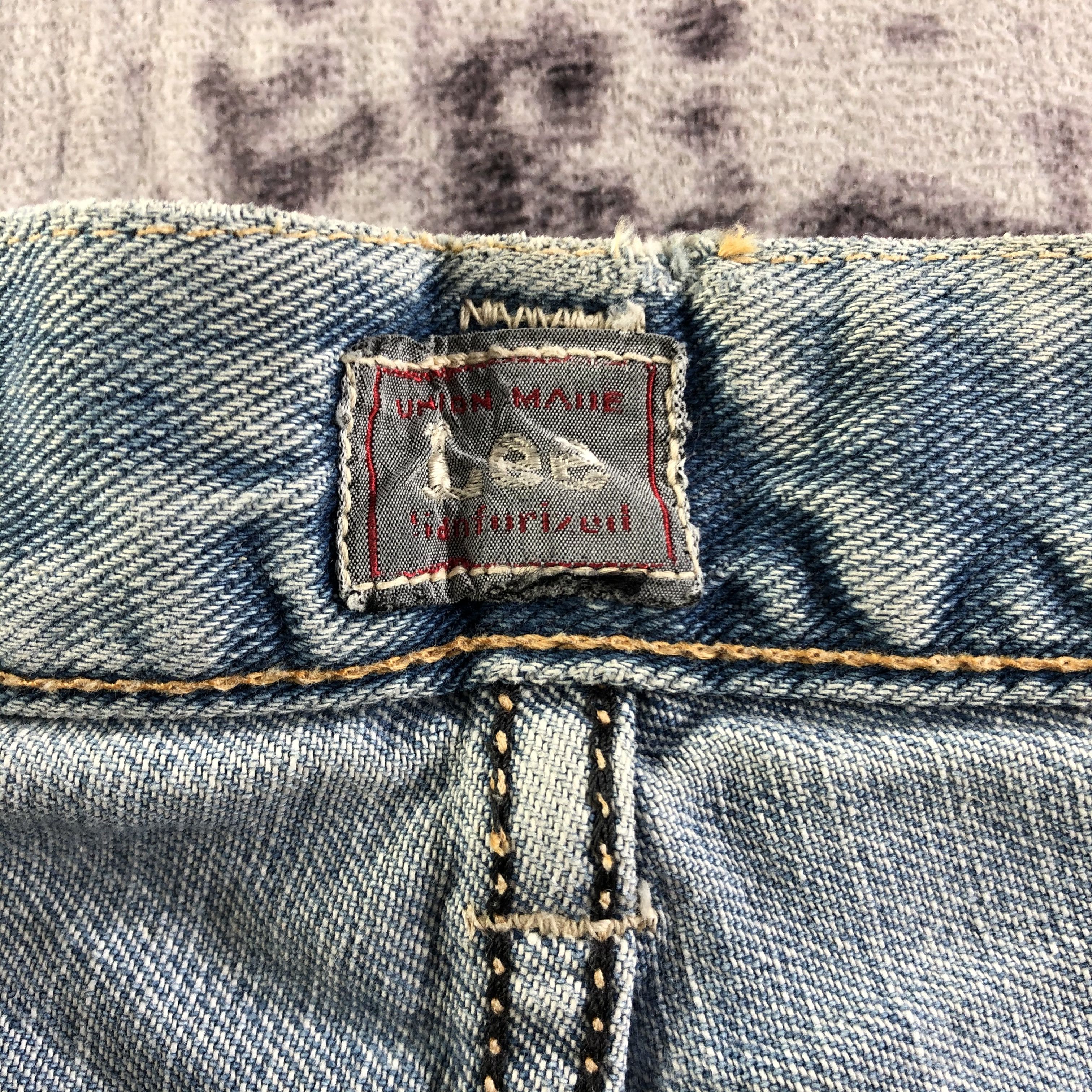 Lee Vintage Blue Wash Lee Riders Selvedge Jeans-JM3637 Size US 33 - 10 Thumbnail