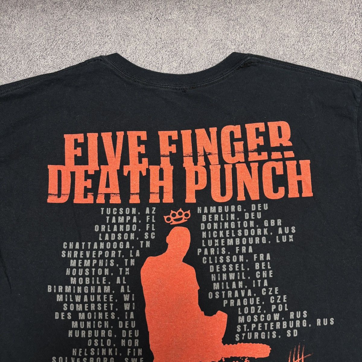 Band Tees × Vintage Five Finger Death Punch Shirt Vintage Band Tees Size US L / EU 52-54 / 3 - 13 Thumbnail