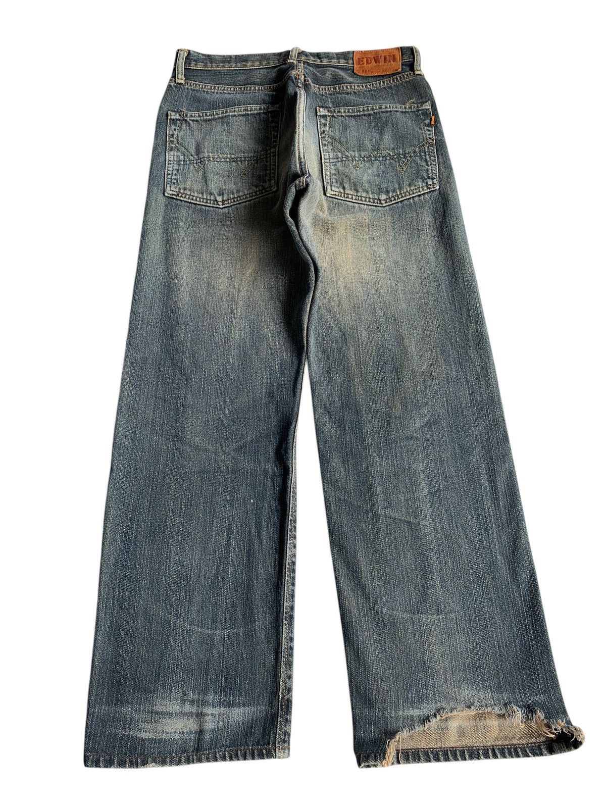 Edwin × If Six Was Nine × Kapital VINTAGE EDWIN 505Z SELVEDGE FADED MUDWASH DISTRESSED DENIM🎌 Size US 31 - 4 Thumbnail