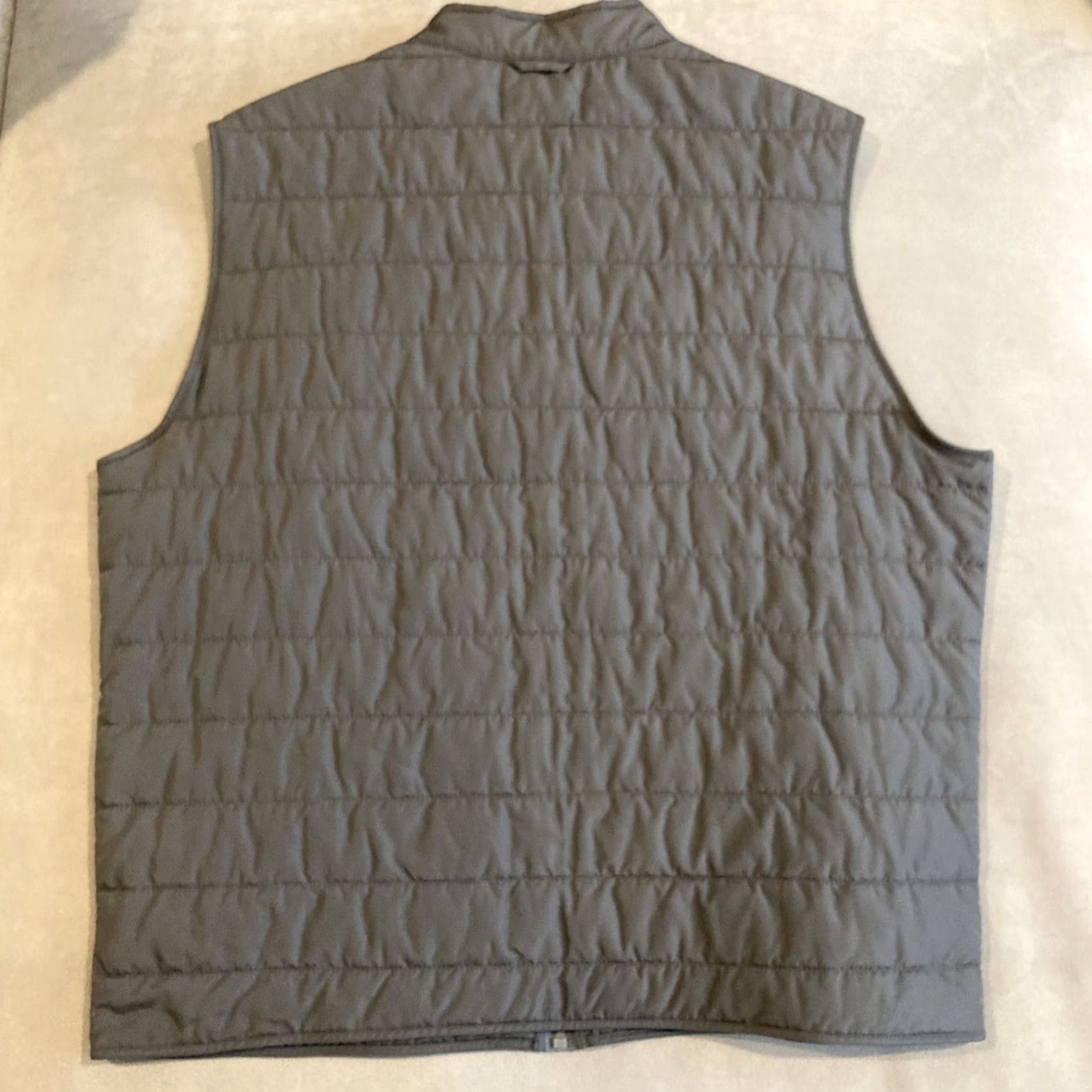 Vintage ZACHARY PRELL Vest Men's Gray Nylon Quilted Puffer L Size US L / EU 52-54 / 3 - 3 Thumbnail