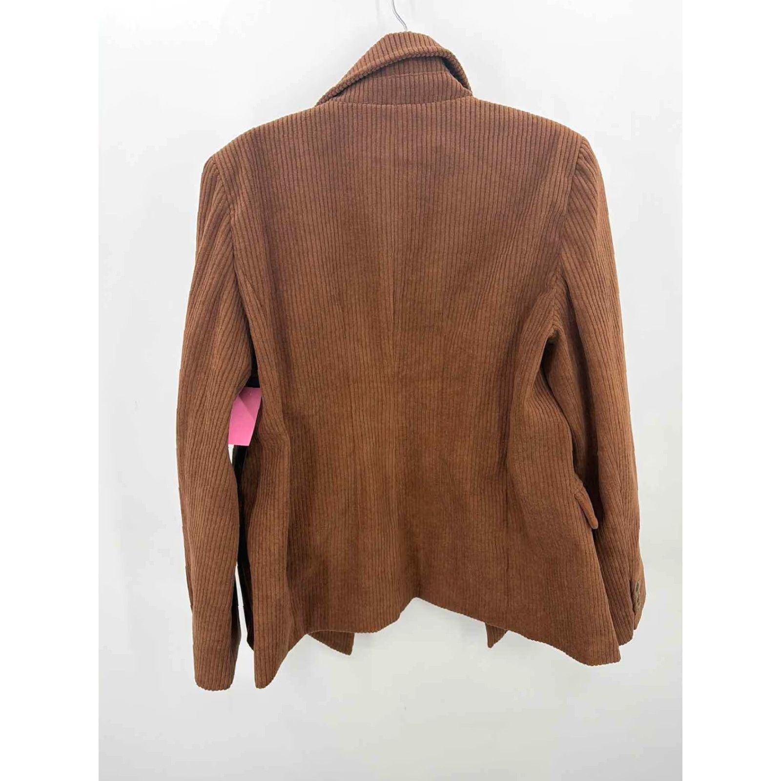 Vintage Pre-Owned Evereve Brown Corduroy Blazer Button Jacket Medium Size M / US 6-8 / IT 42-44 - 2 Thumbnail