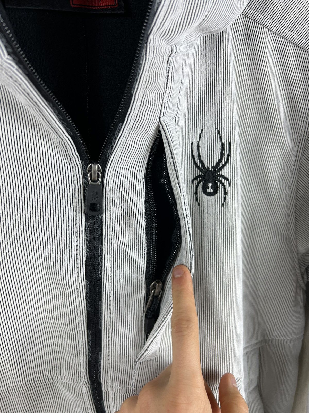 Spyder Spyder corduroy striped gorpcore light jacket hoodie fleece Size US L / EU 52-54 / 3 - 22 Thumbnail