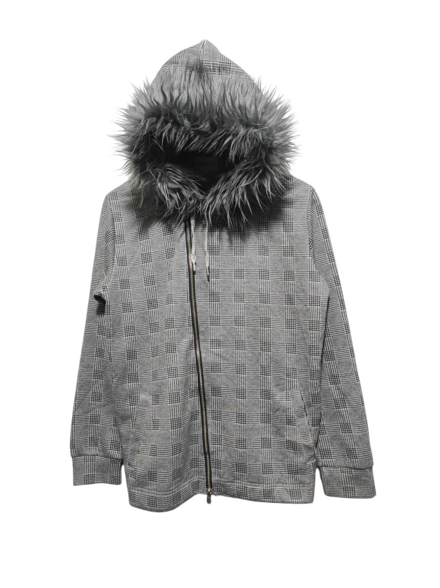 Hysteric Glamour TKMIXPICE Asymetrical Double Zip Fur Hoodie LGB style Size US M / EU 48-50 / 2 - 2 Thumbnail