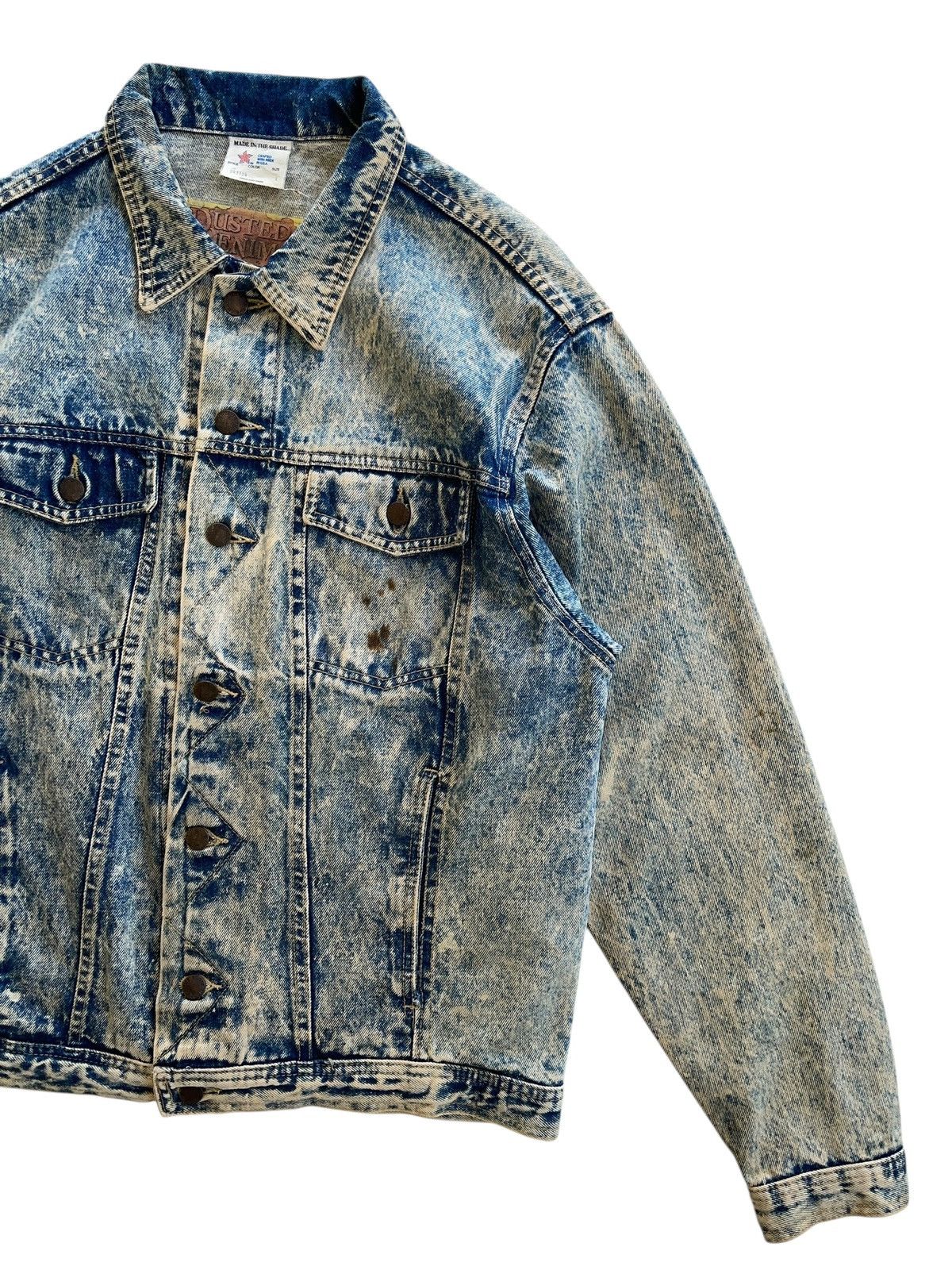 Vintage Vintage Dallas Cowboys Dusted Denim Acid Wash Jacket Size US L / EU 52-54 / 3 - 8 Thumbnail