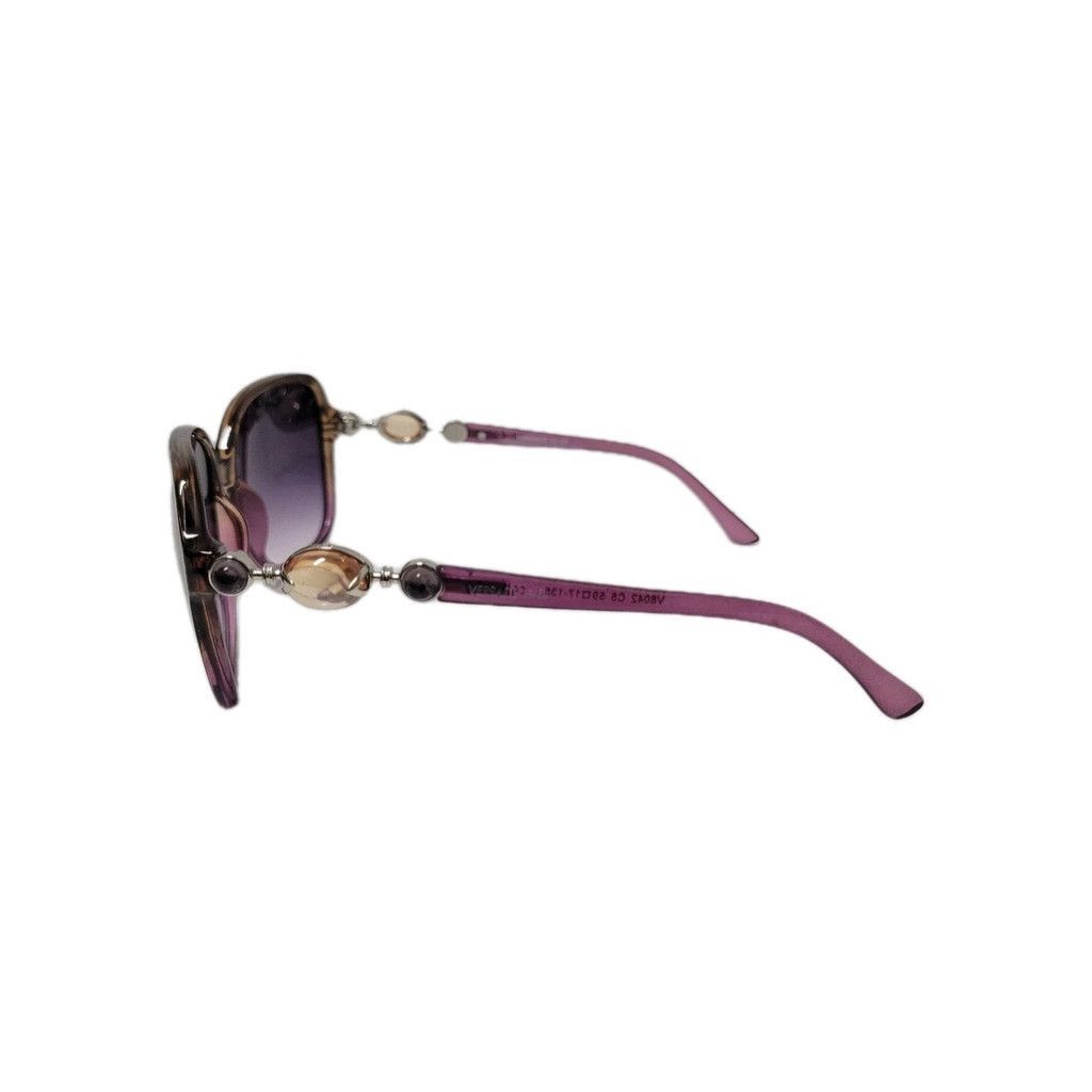 Versace VERSACE Rhinestone Adult Unisex Sunglass Eyewear Pink Frame Size ONE SIZE - 4 Thumbnail