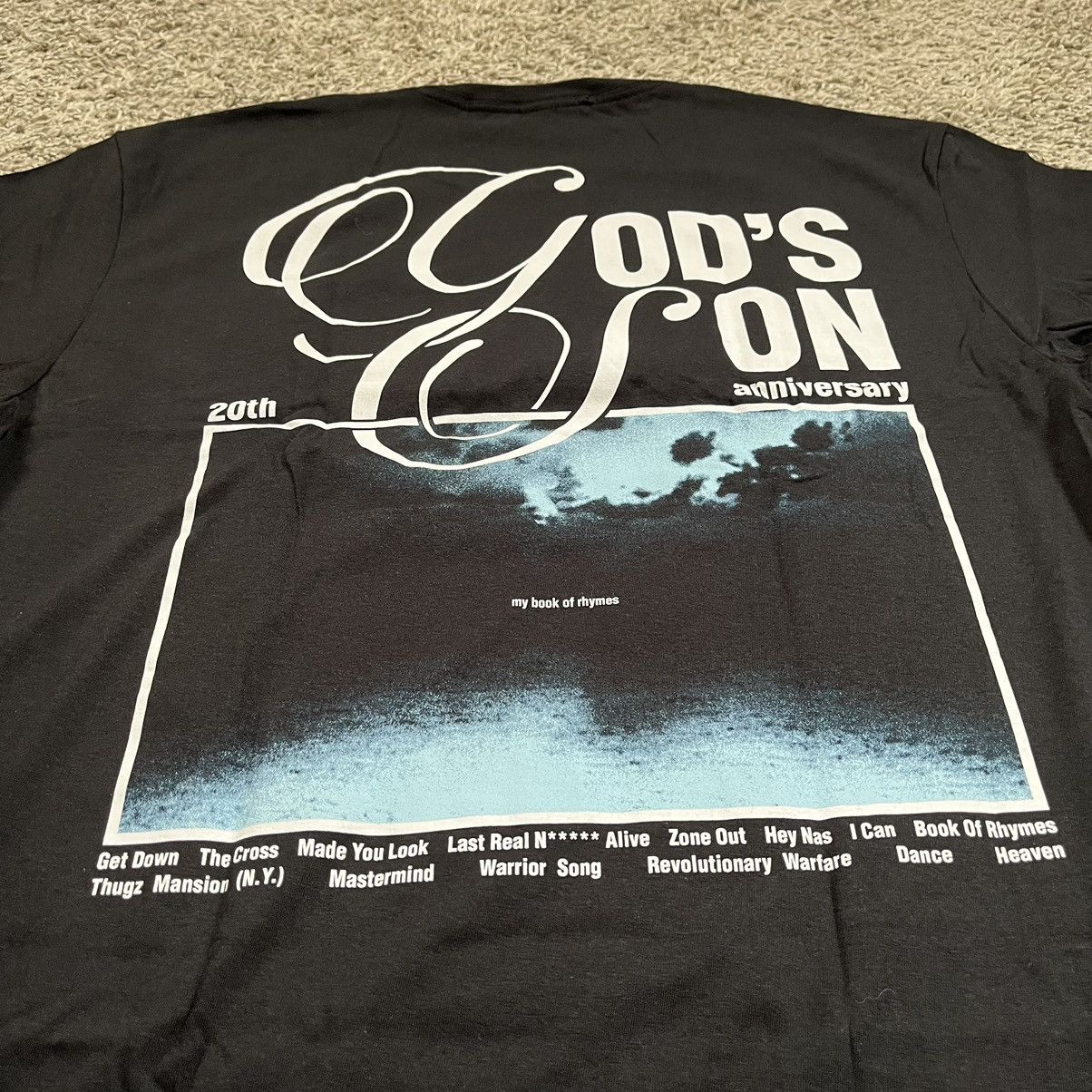 Nas × Wu-Tang Clan 🔴Nas Shirt Size XL God’s Son Black Tshirt Hip-Hop Size US XL / EU 56 / 4 - 5 Thumbnail