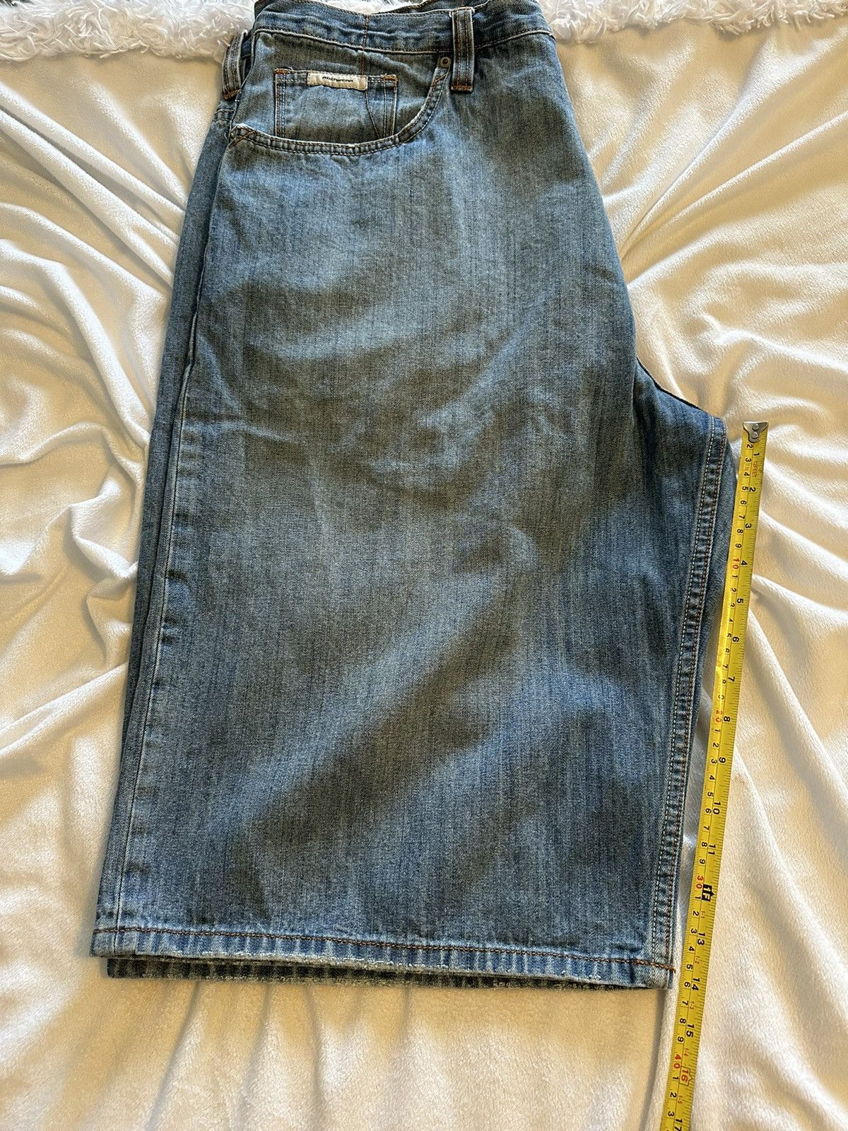 Rocawear × Vintage VTG Rocawear Denim Shorts Mens Blue-40x14 Size US 40 / EU 56 - 5 Thumbnail