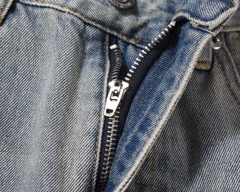 Japanese Brand × Vintage High street washed distressed zipper cargo jeans y2k Size US 32 / EU 48 - 3 Thumbnail