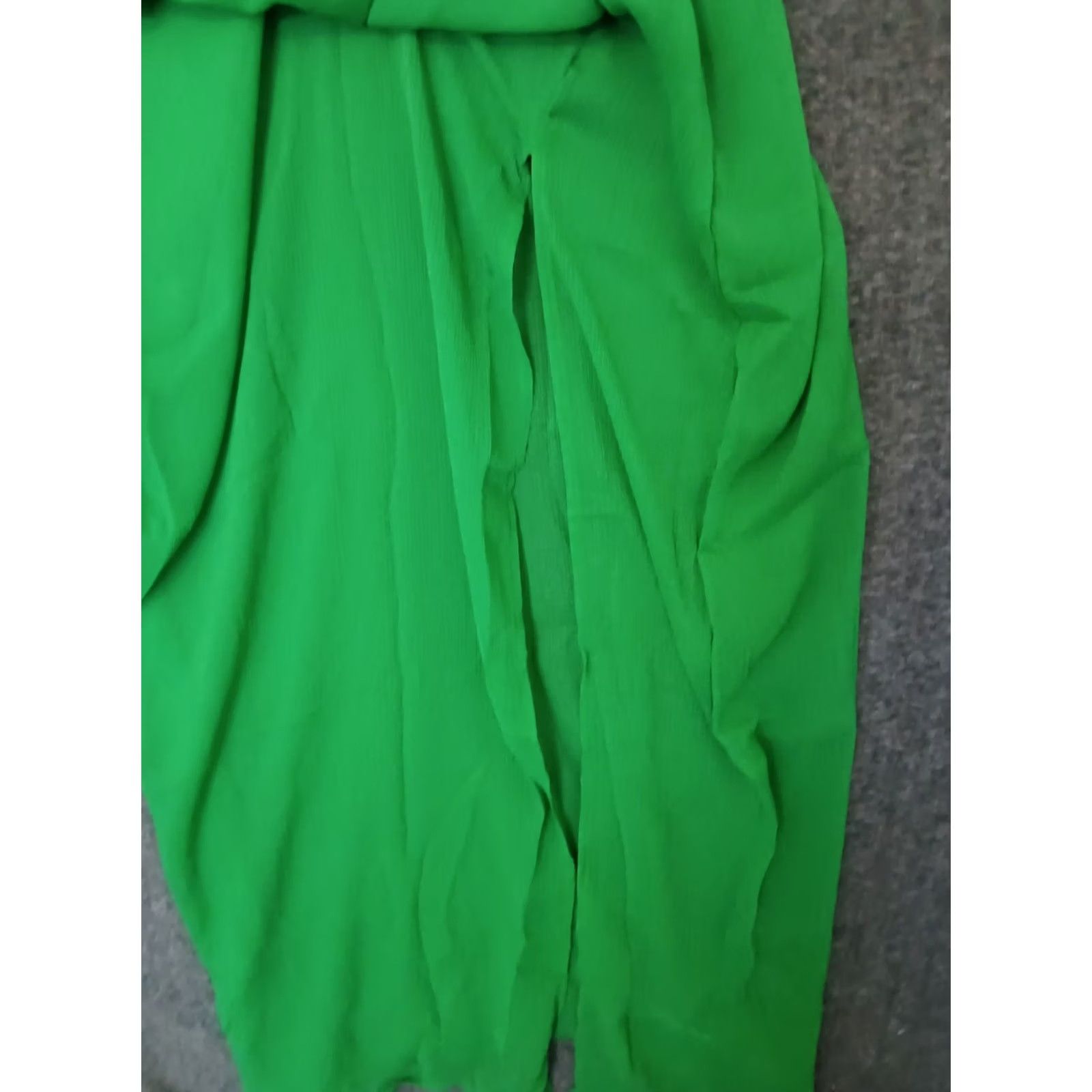 Vintage Toluca Swim Dress Maxi Cowl Neck Sleeveless Green 3XL Plus XXXL Beach Sheer Summer Womens Size XXL / US 16-18 / IT 52-54 - 7 Thumbnail