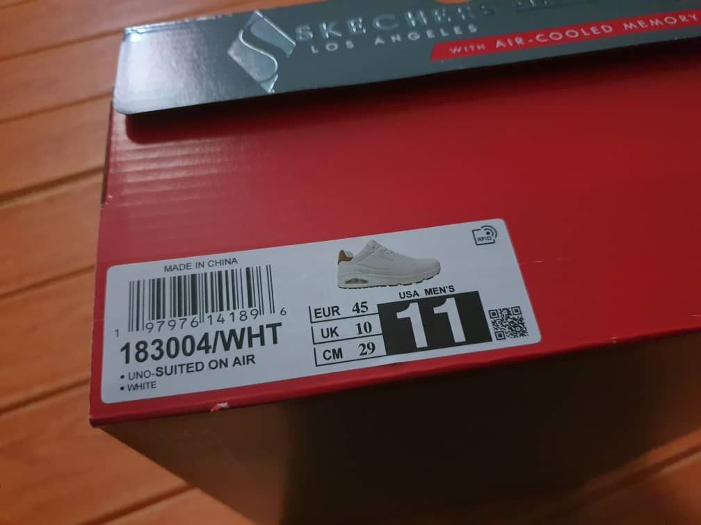 SKECHERS Skechers white colour memory foam sneaker Size US 11 / EU 44 - 3 Thumbnail