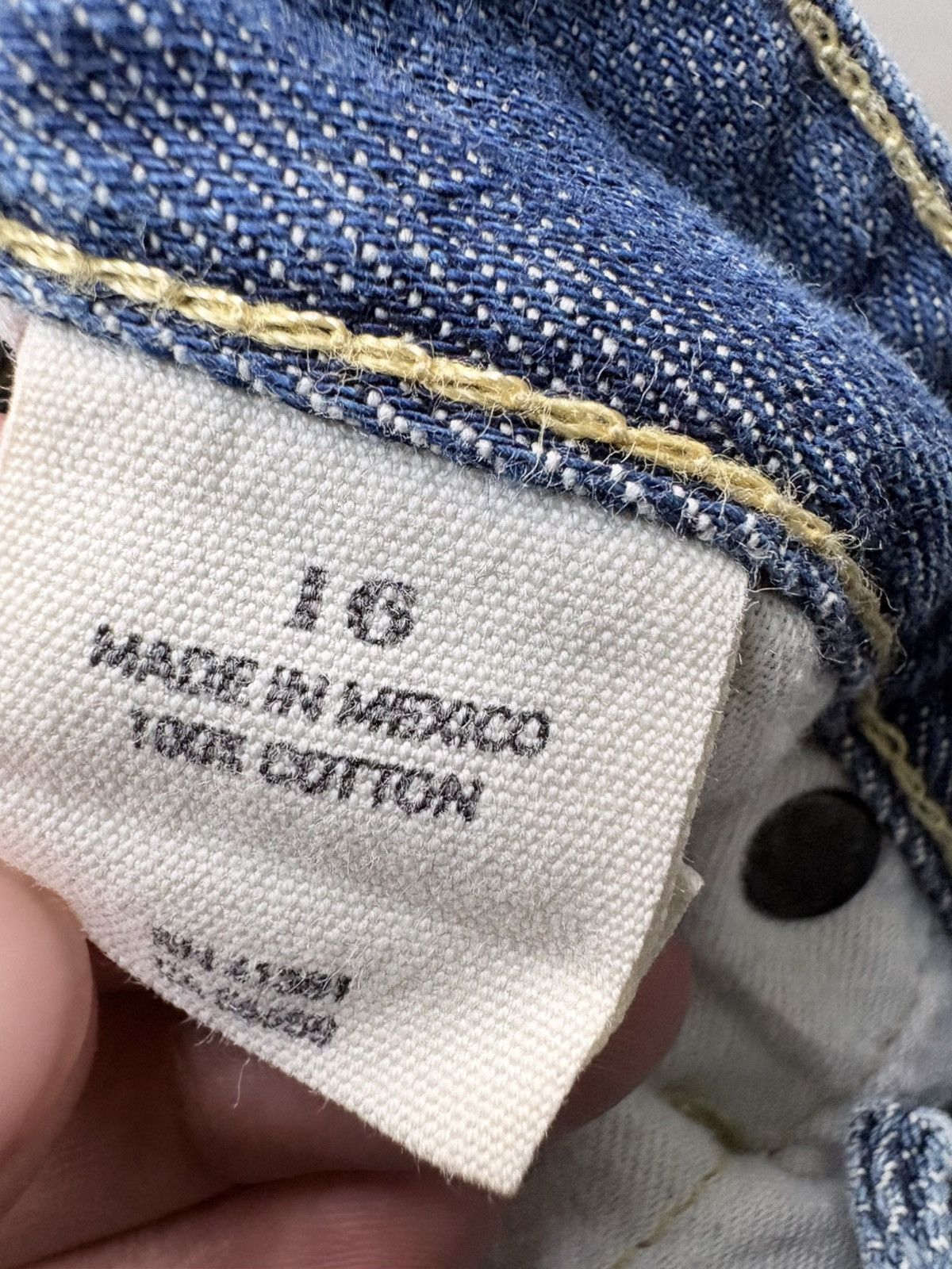 RRL Ralph Lauren Polo Ralph Lauren Patchwork Denim Pants Size US 28 / EU 44 - 12 Thumbnail
