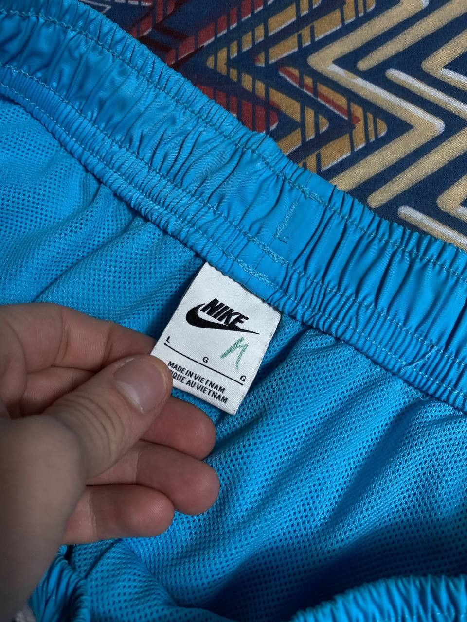 Nike × Vintage Vintage Y2K Nike Nylon Swoosh Shorts Sportwear Size US 34 / EU 50 - 2 Thumbnail