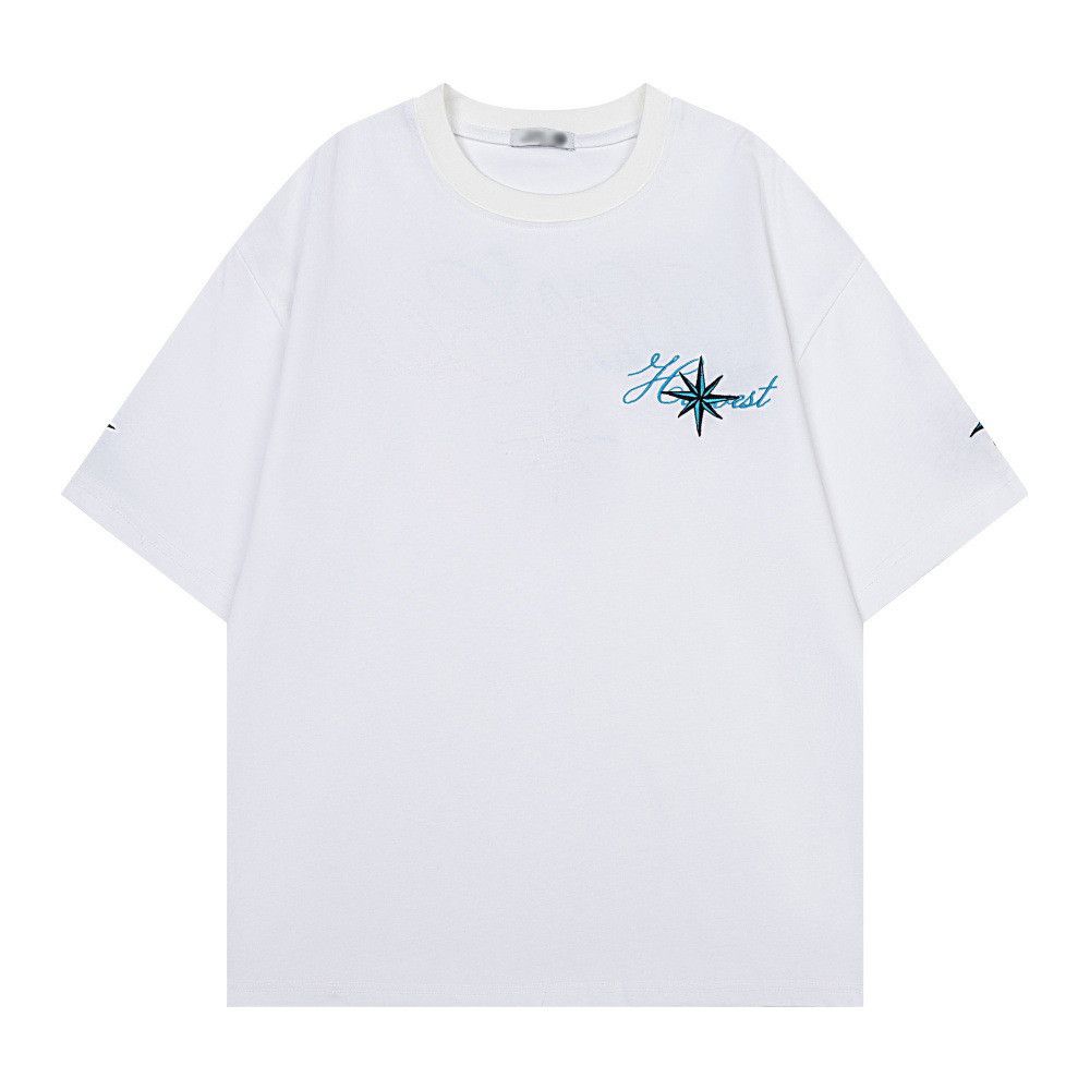 Japanese Brand Casual Loose-Fit T-Shirt with Star Embroidery Size US M / EU 48-50 / 2 - 2 Thumbnail
