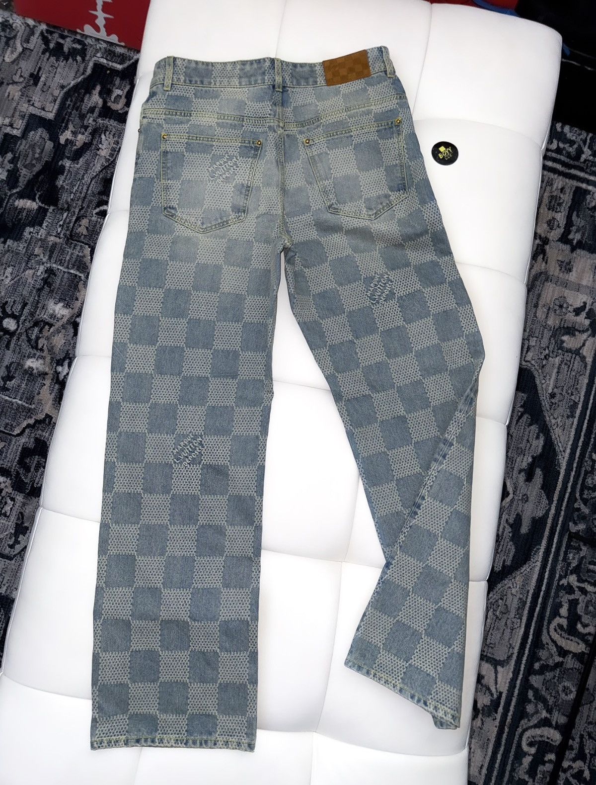 Louis Vuitton Damier skate denim jeans 34 Size US 34 / EU 50 - 2 Thumbnail