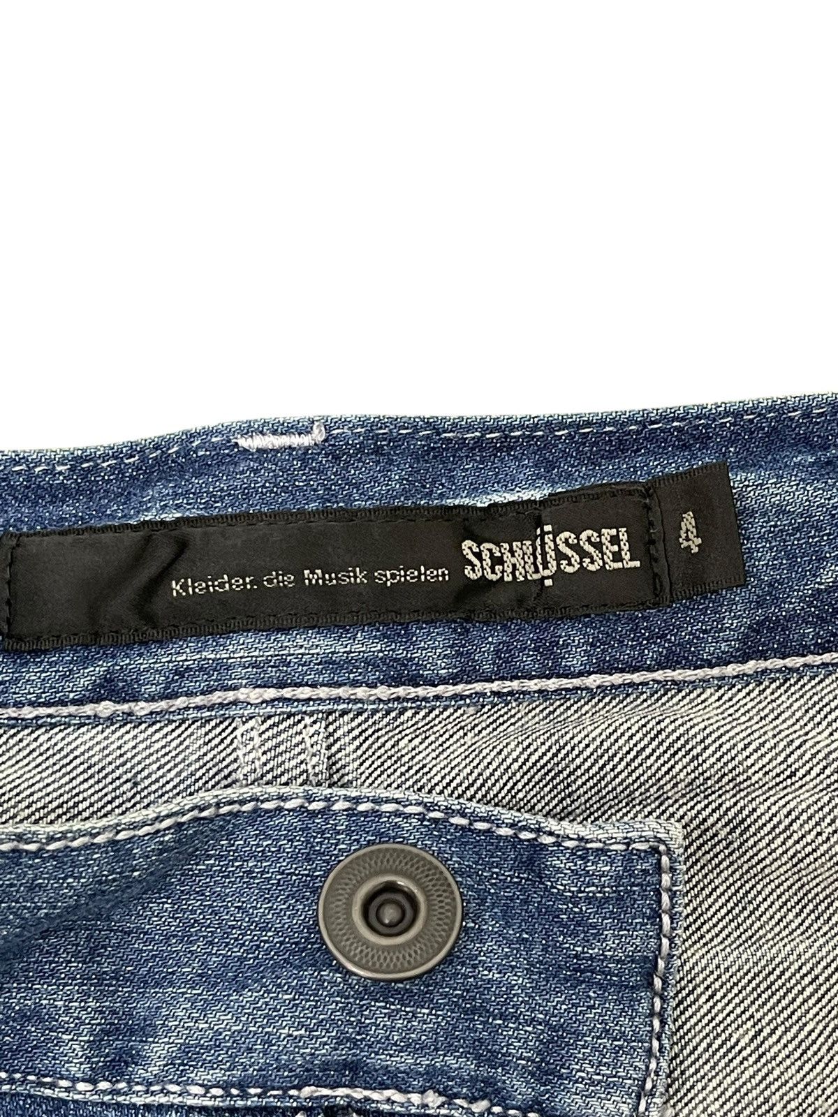 Hysteric Glamour Biker Jeans Schlussel Japan Faded Stretch Skinny 2🟦4 Size US 32 / EU 48 - 14 Thumbnail