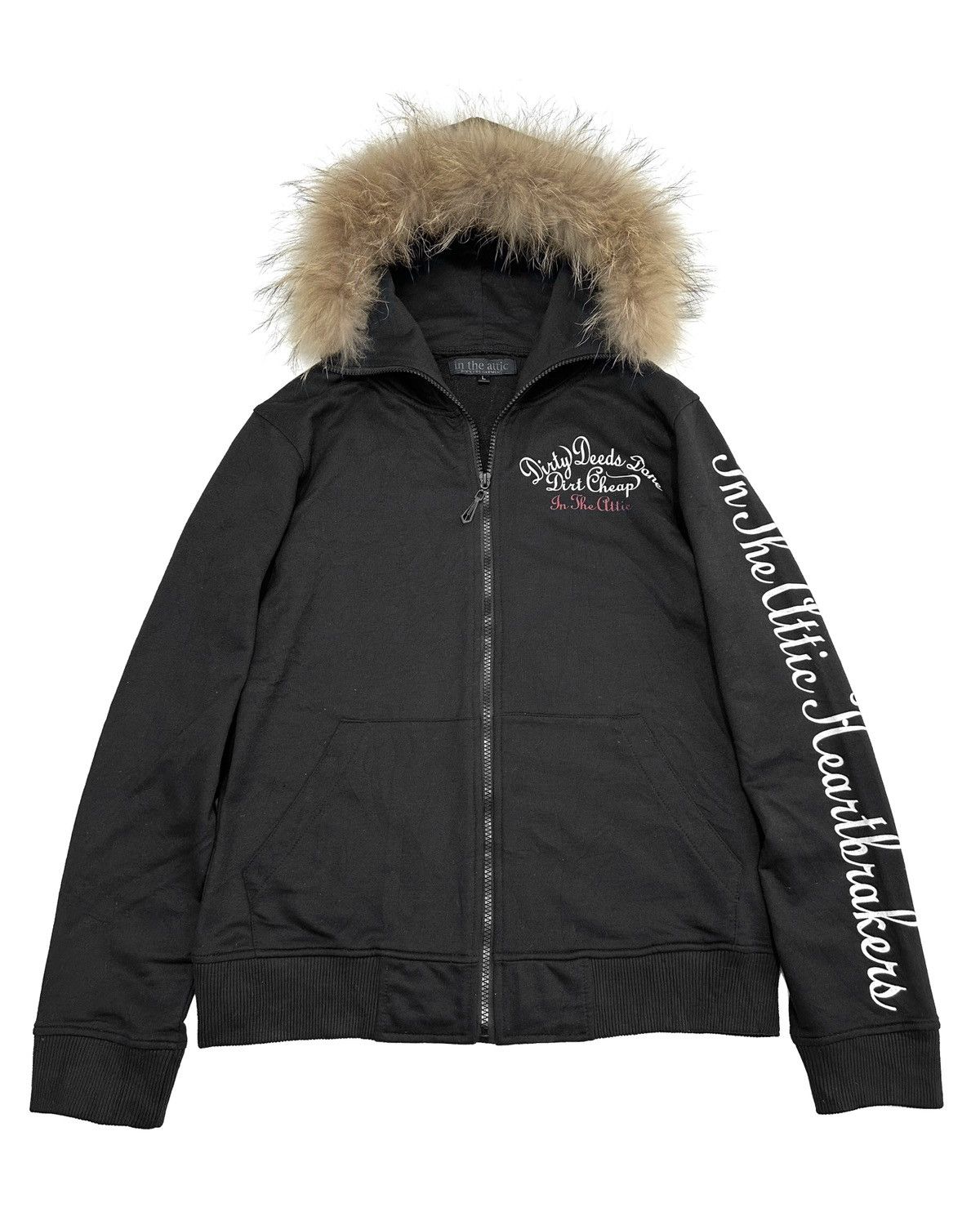 In The Attic 2000s In The Attic Poem Eagle Fur Hoodie Lgb Style Size US L / EU 52-54 / 3 - 1 Thumbnail